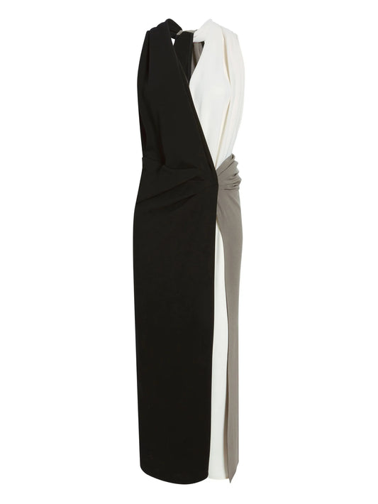 Elsa knotted midi dress