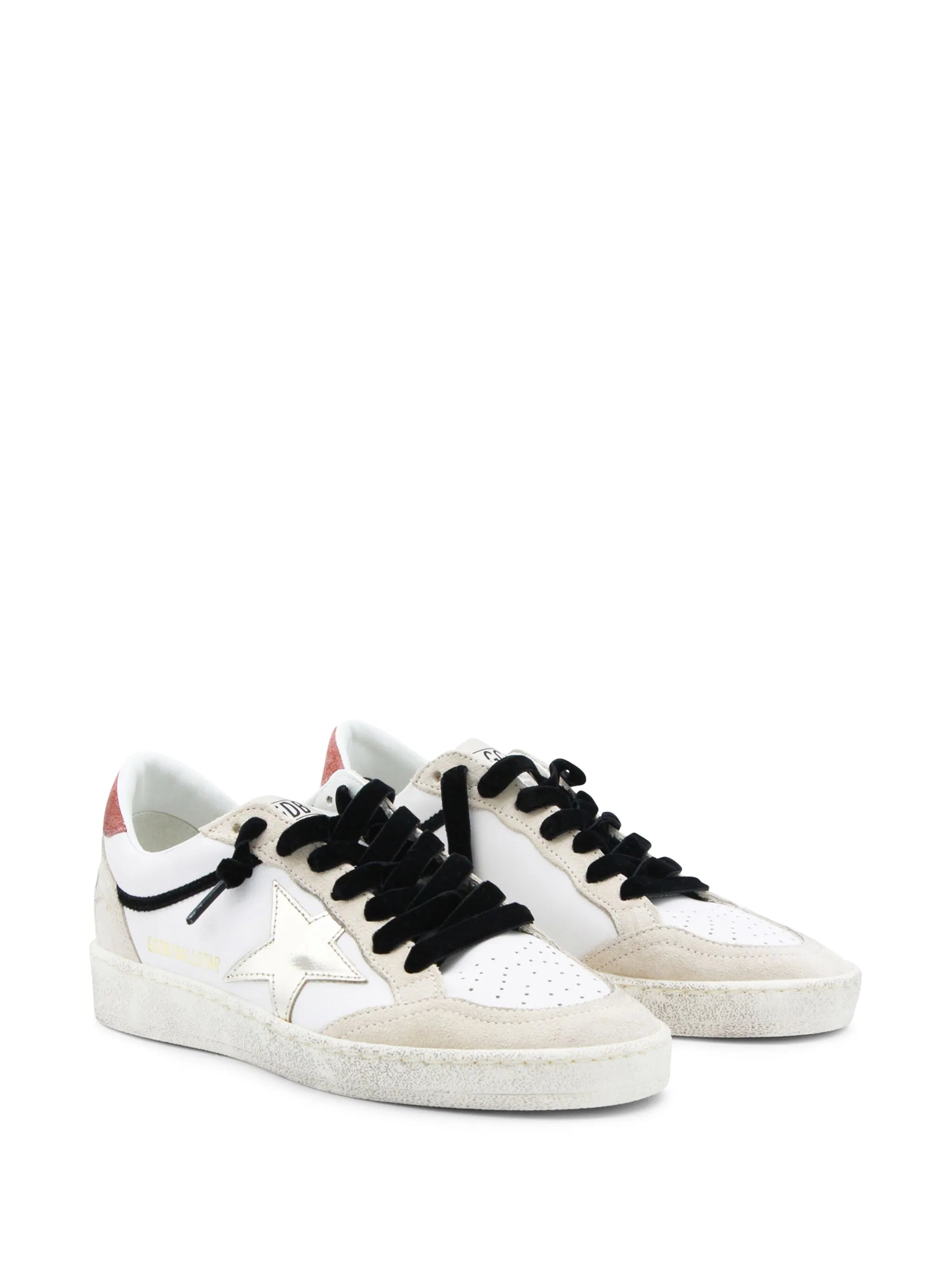 star-detail leather sneakers