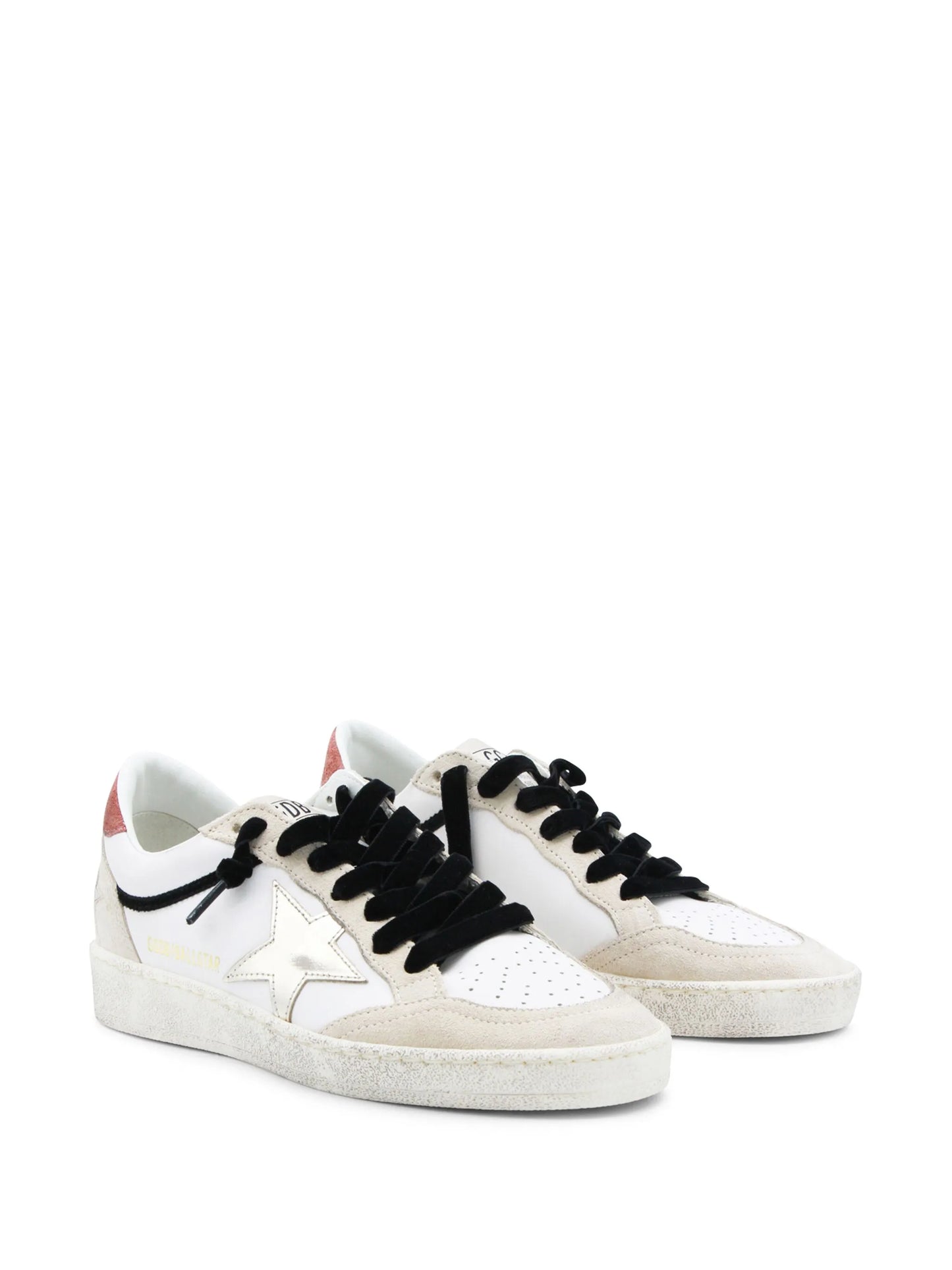 star-detail leather sneakers