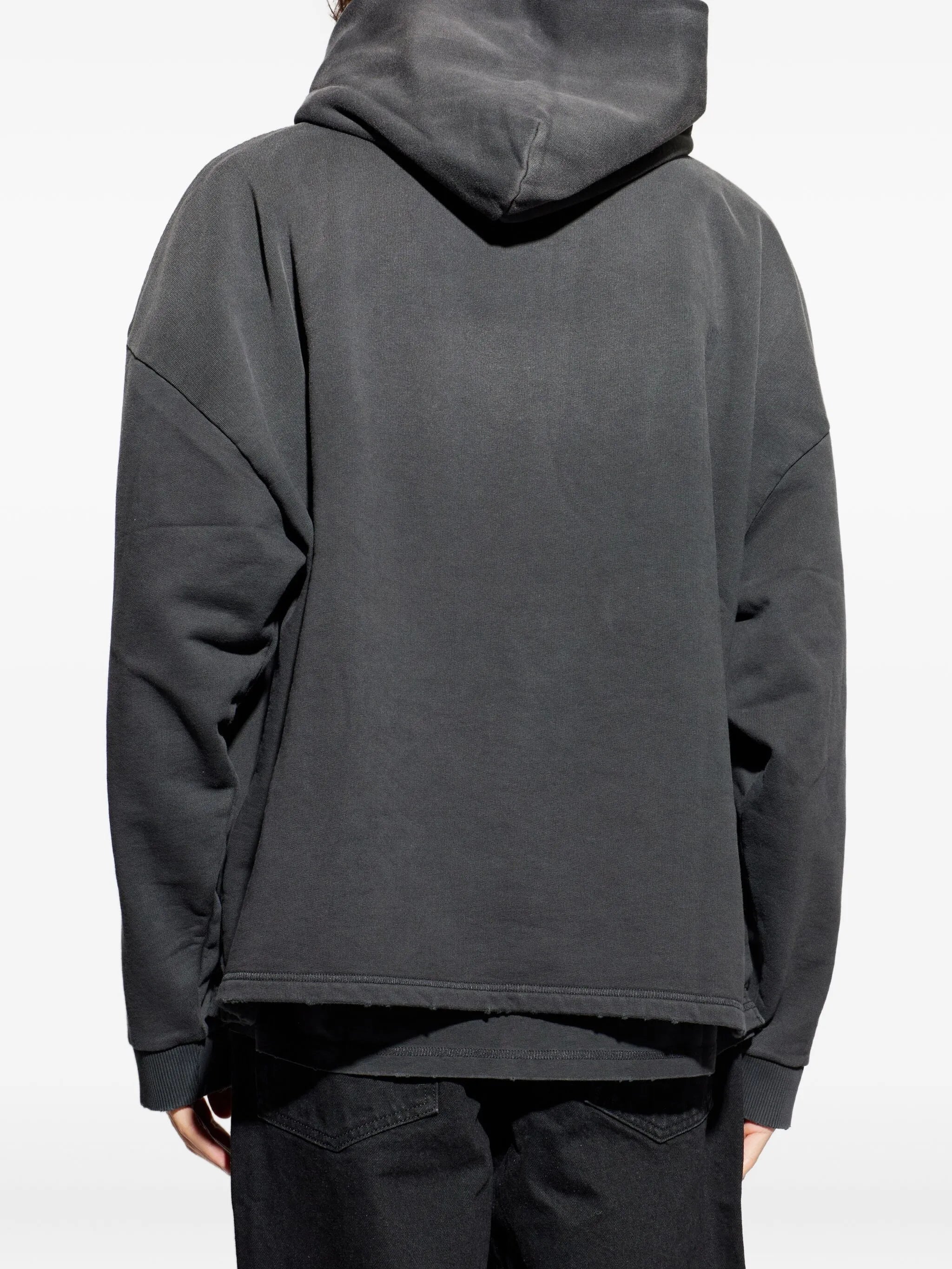 Studded hooded knitwear
