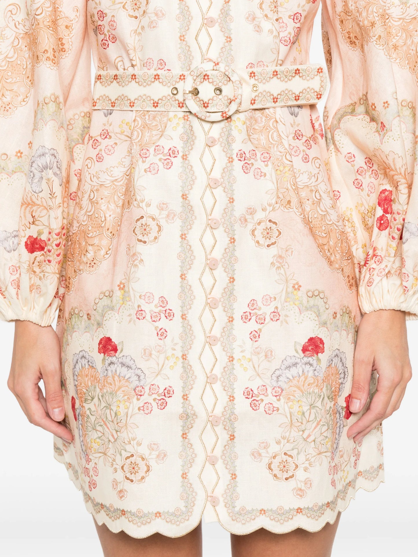 Daylight floral-print mini dress