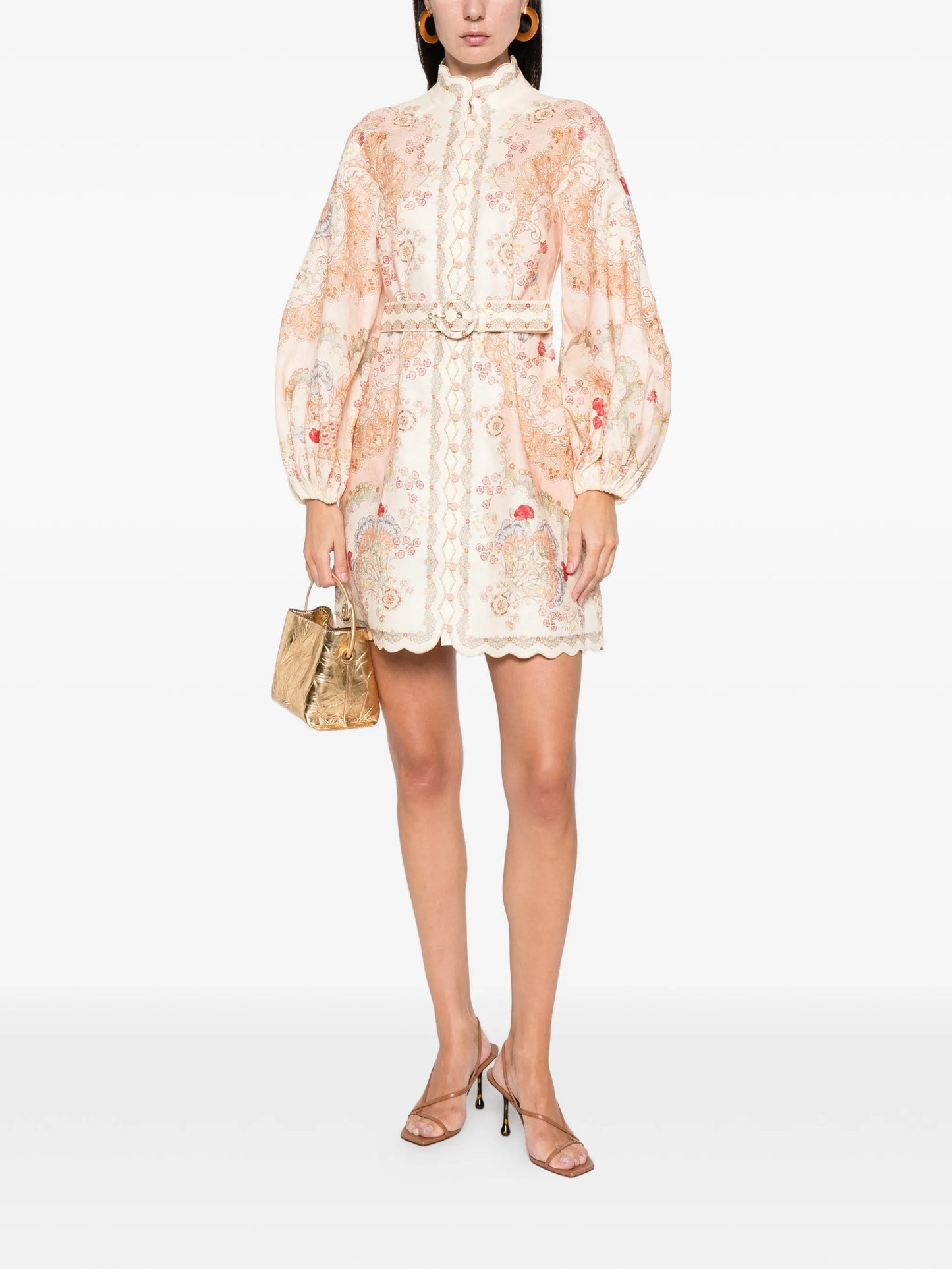 Daylight floral-print mini dress