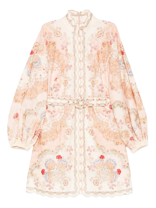Daylight floral-print mini dress