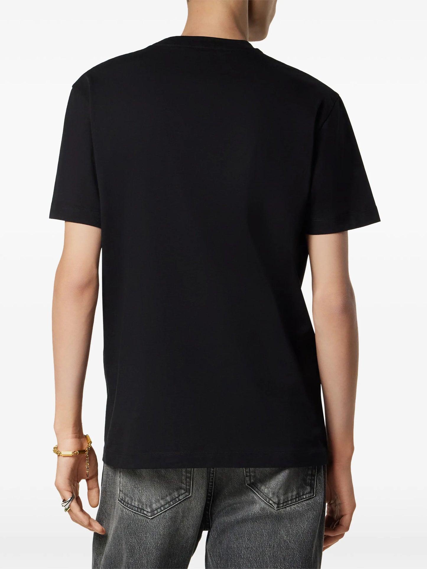 embroidered-logo T-shirt