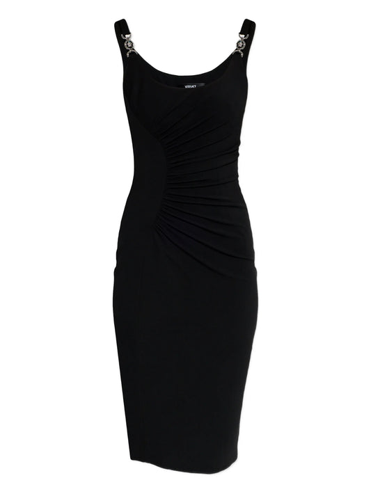 Medusa-detail midi dress