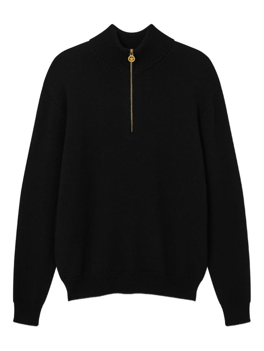 half-zip sweater