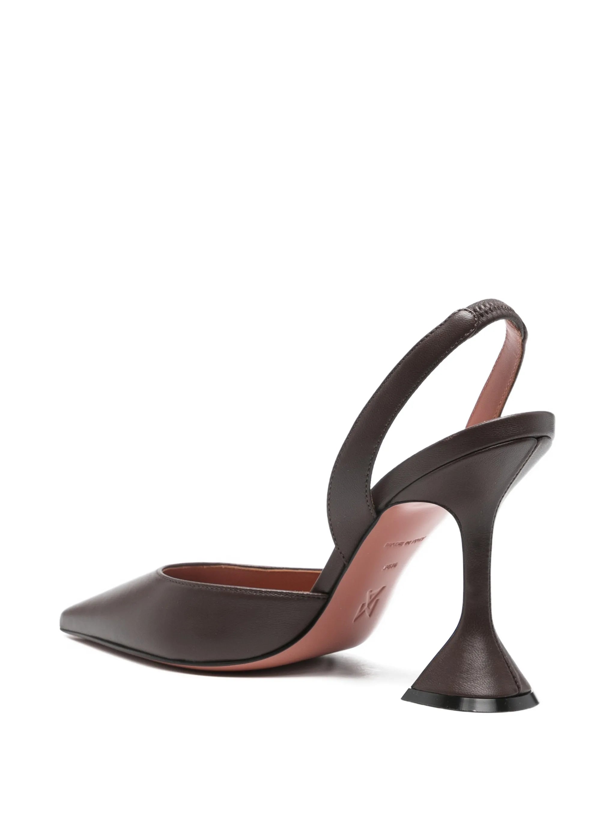 95mm Holli pointed slingback pumps