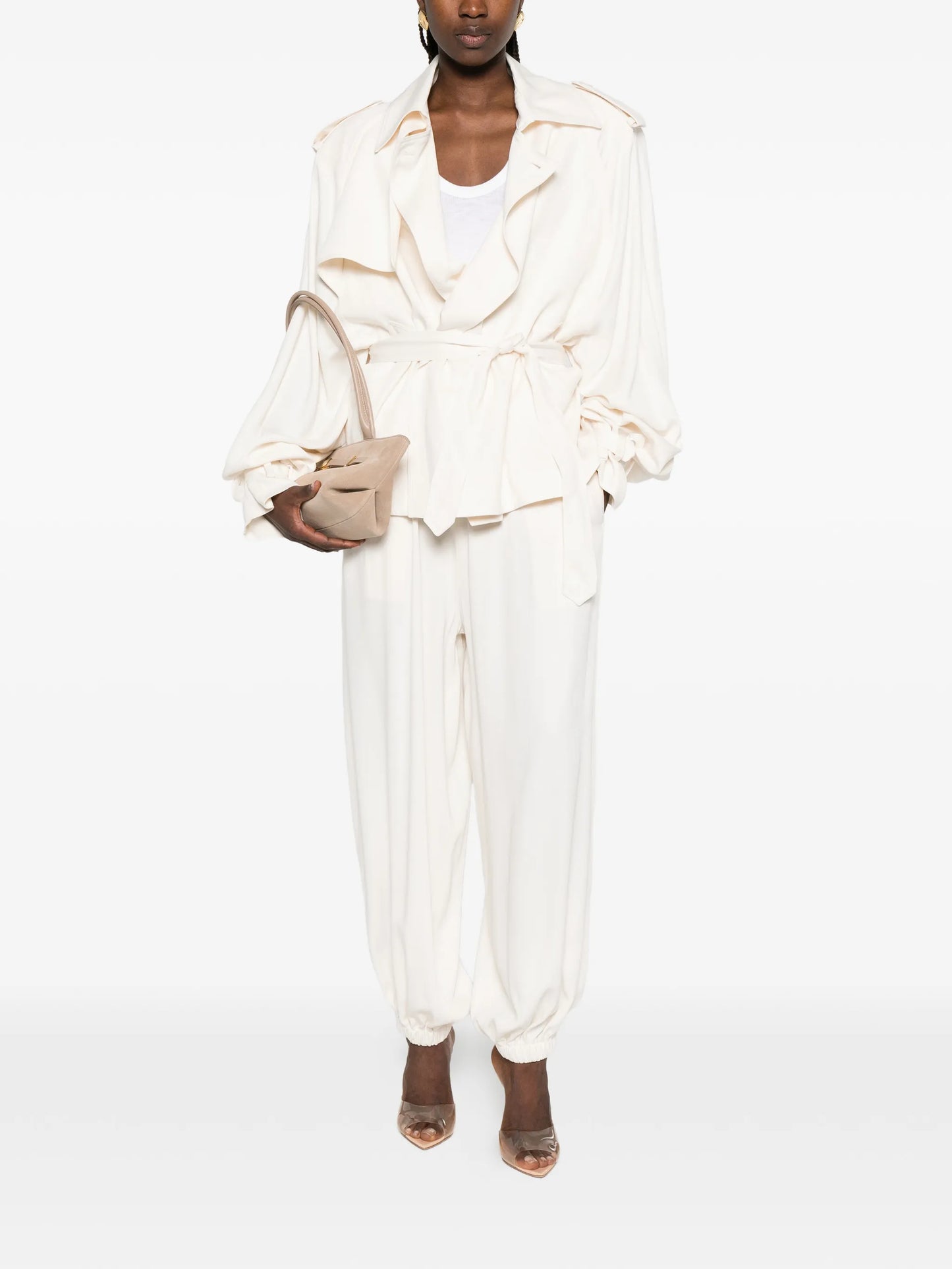 Elva belted trench coat
