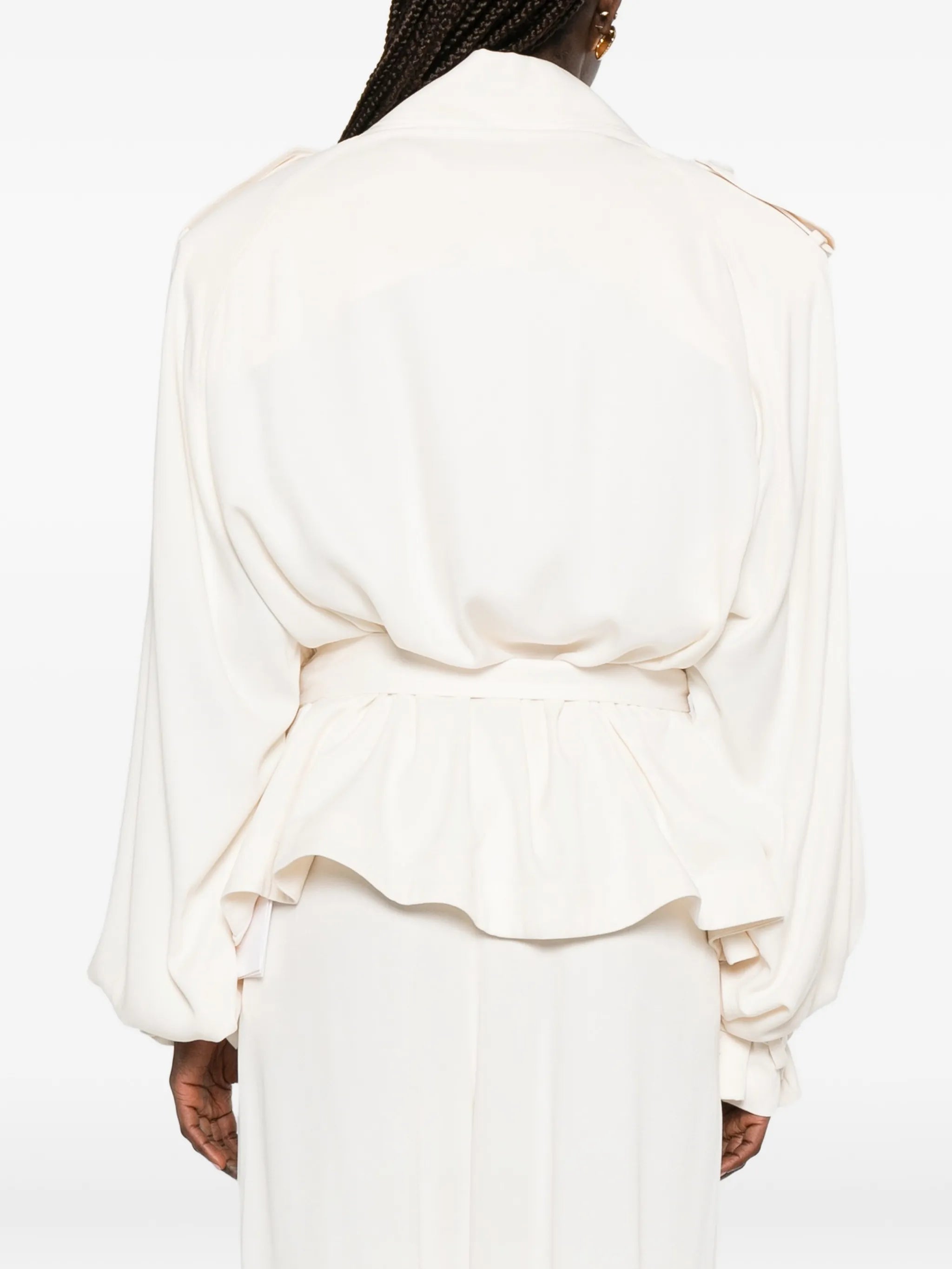 Elva belted trench coat