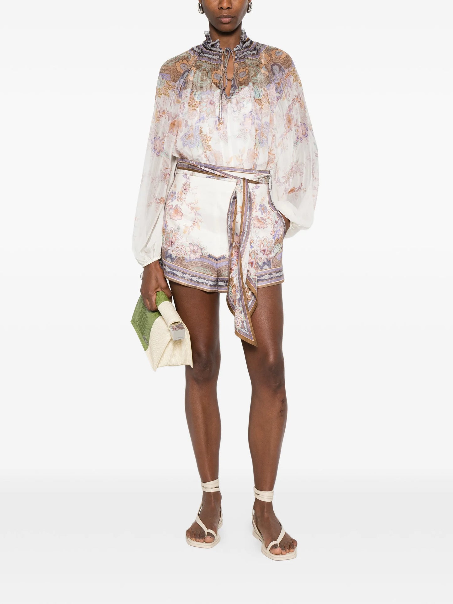Luna paisley-print blouse