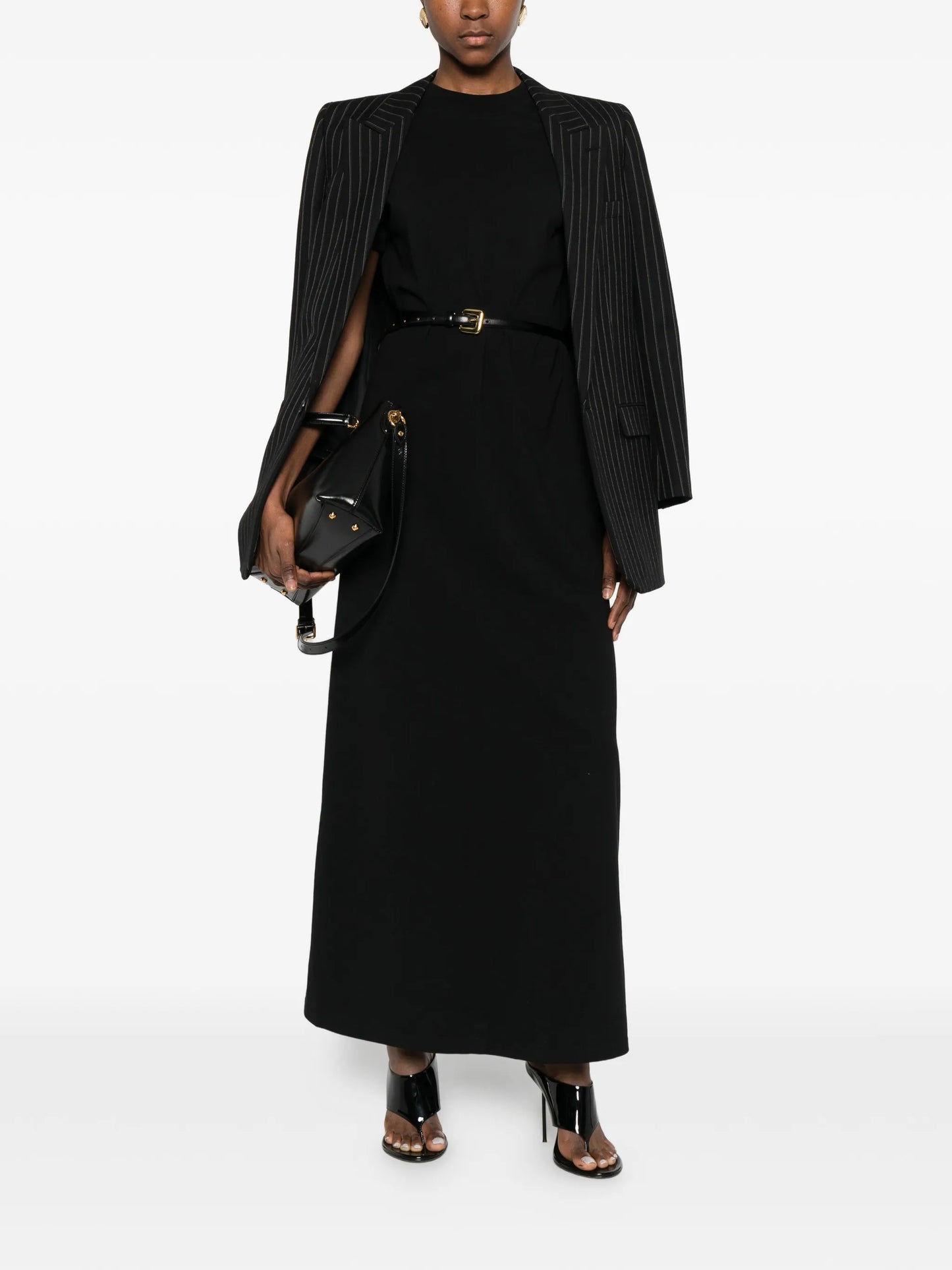 shor-sleeves midi dress