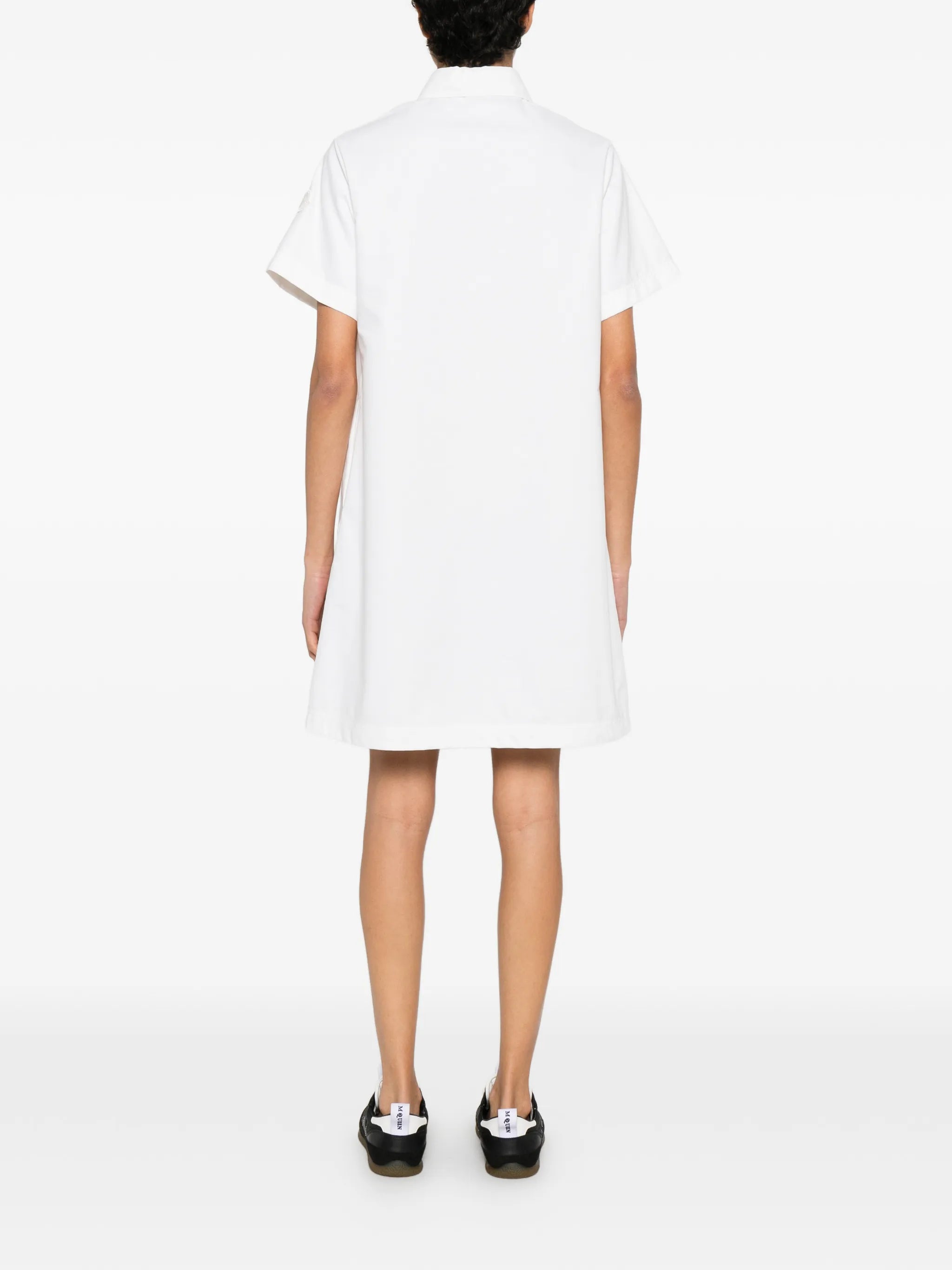 short-sleeves mini dress