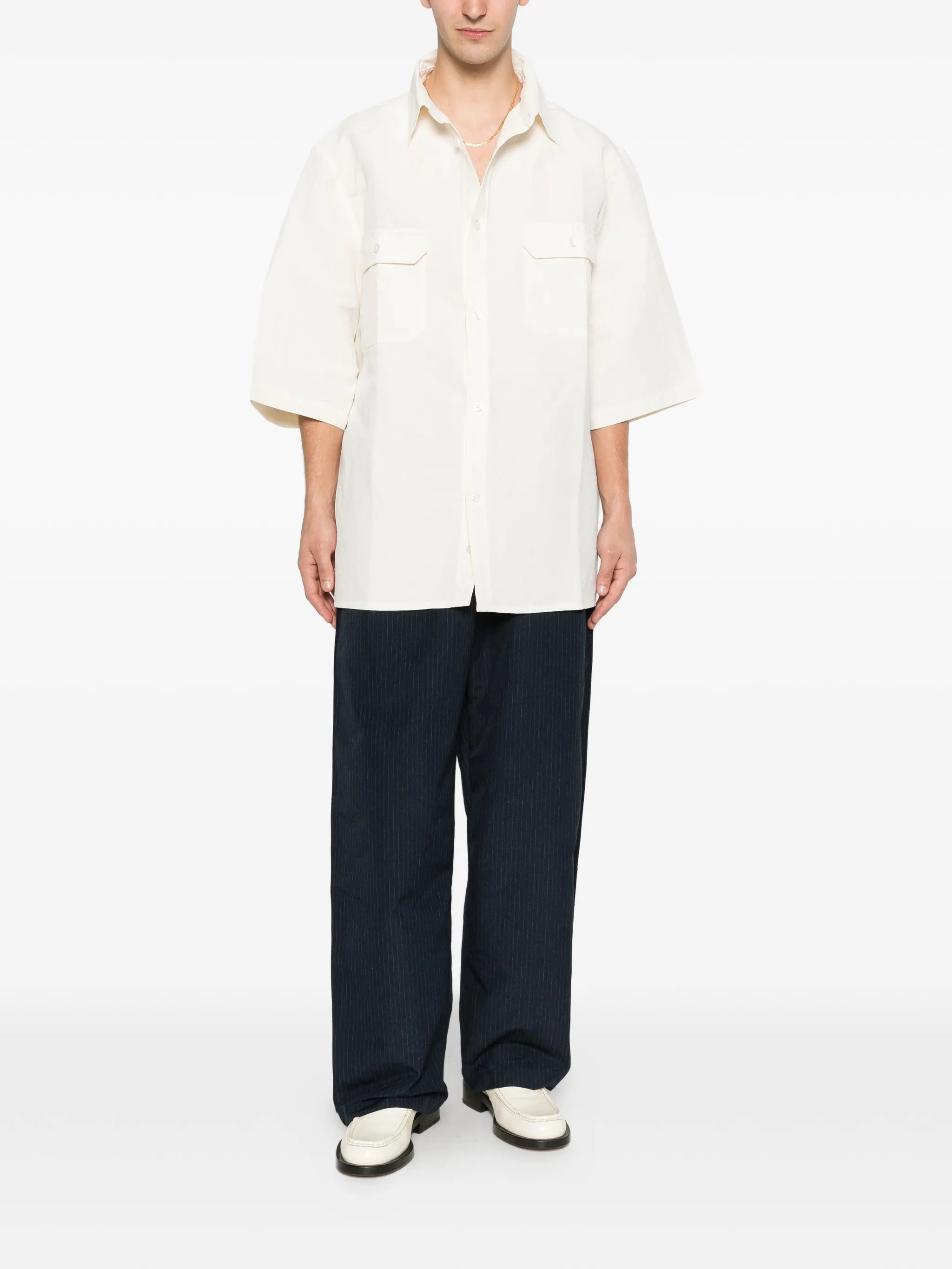 flap pockets shirt