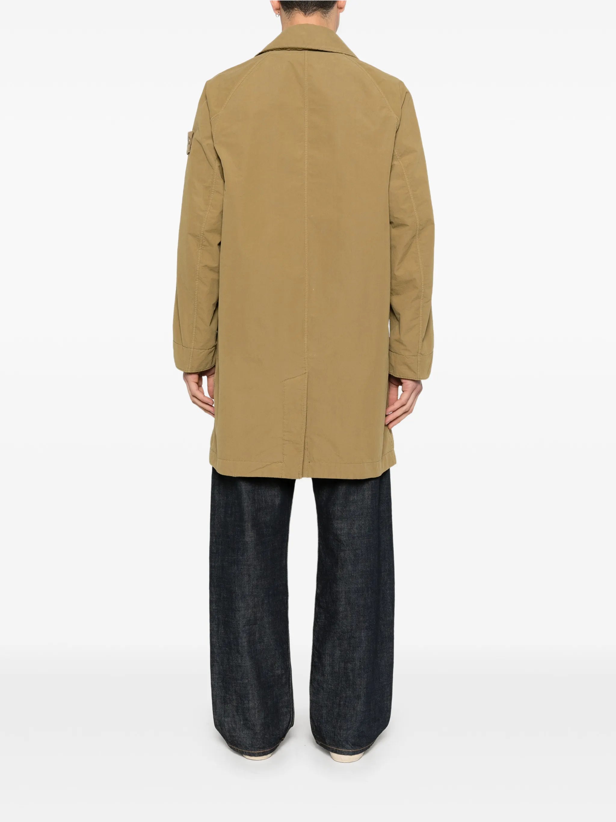 buttoned parka