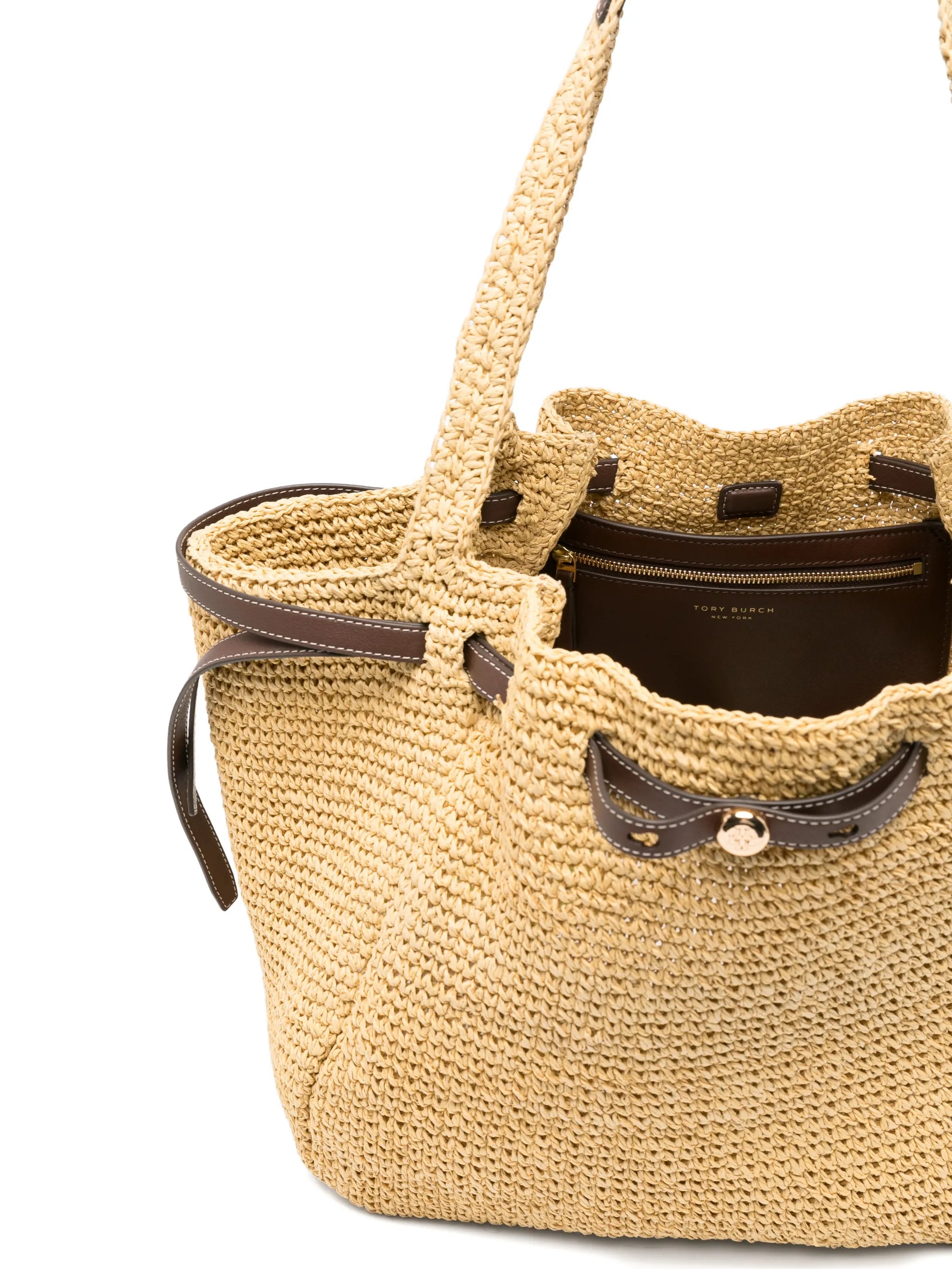 Romy straw tote bag