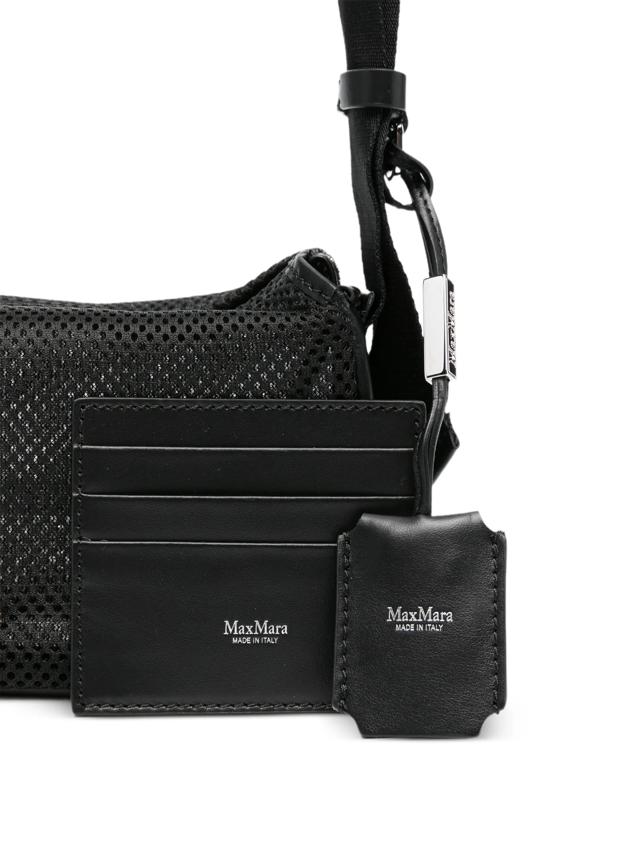 perforated shoulder bag