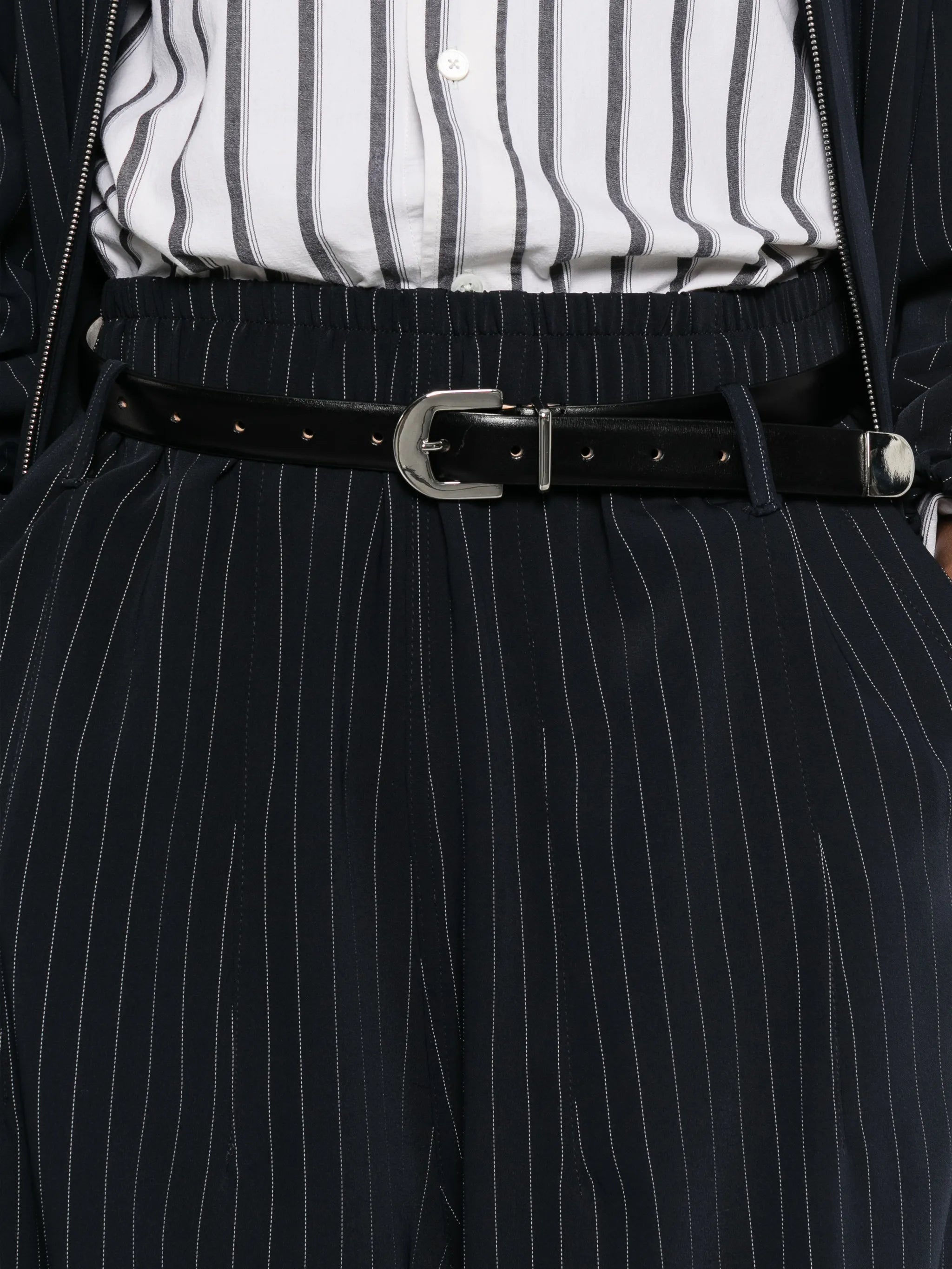 Oakdale pinstripe trousers