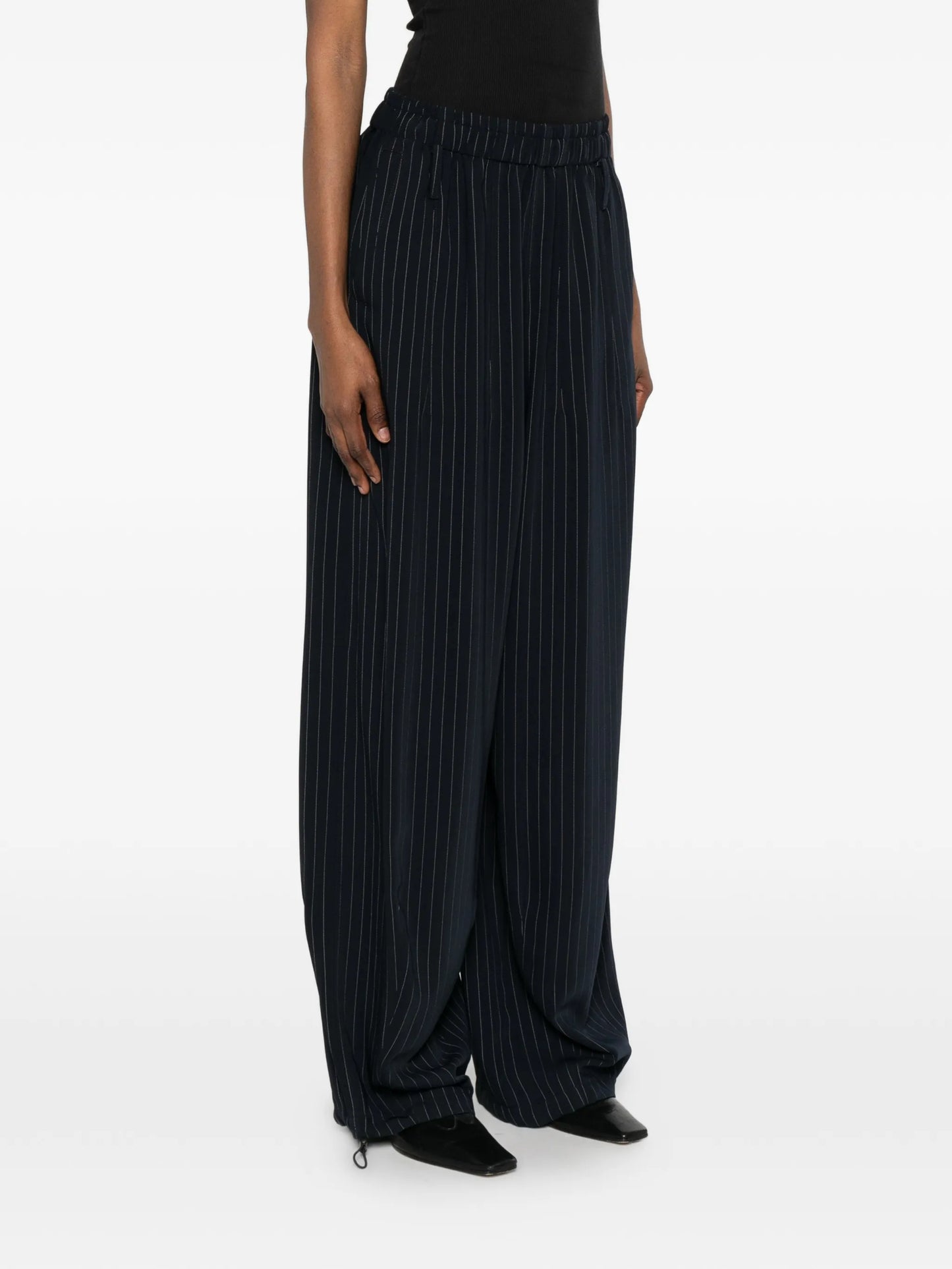 Oakdale pinstripe trousers