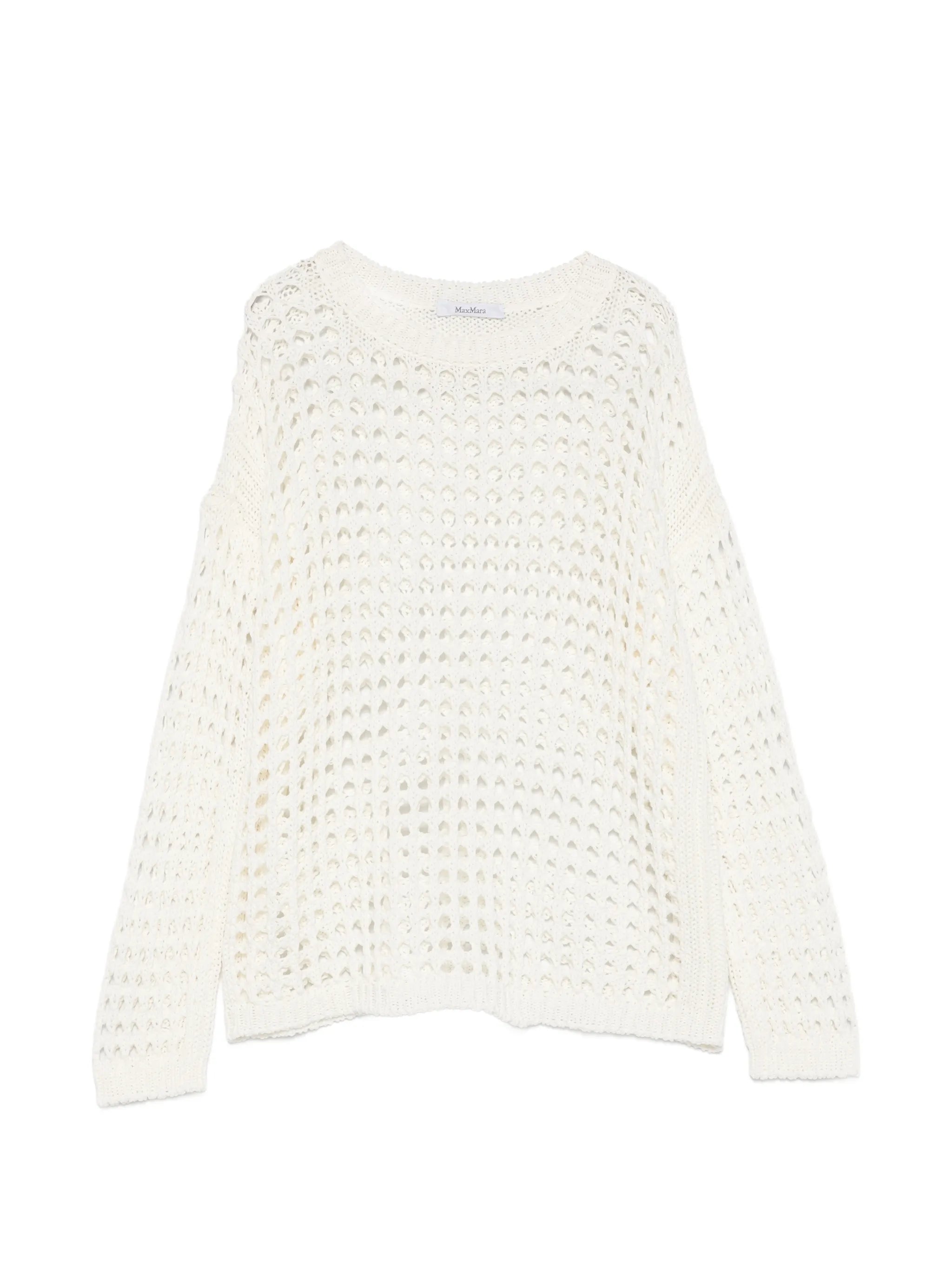 white sweater