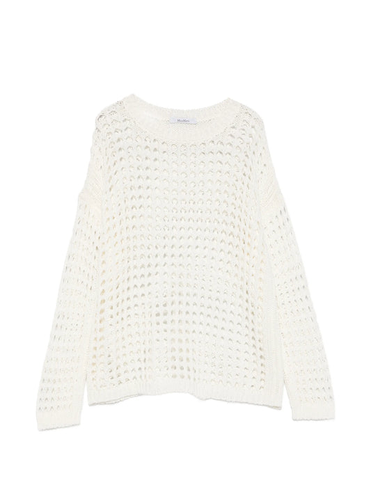 white sweater
