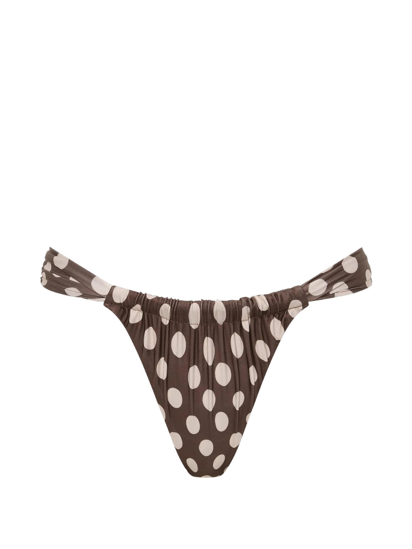 Andez polka-dot bikini bottoms