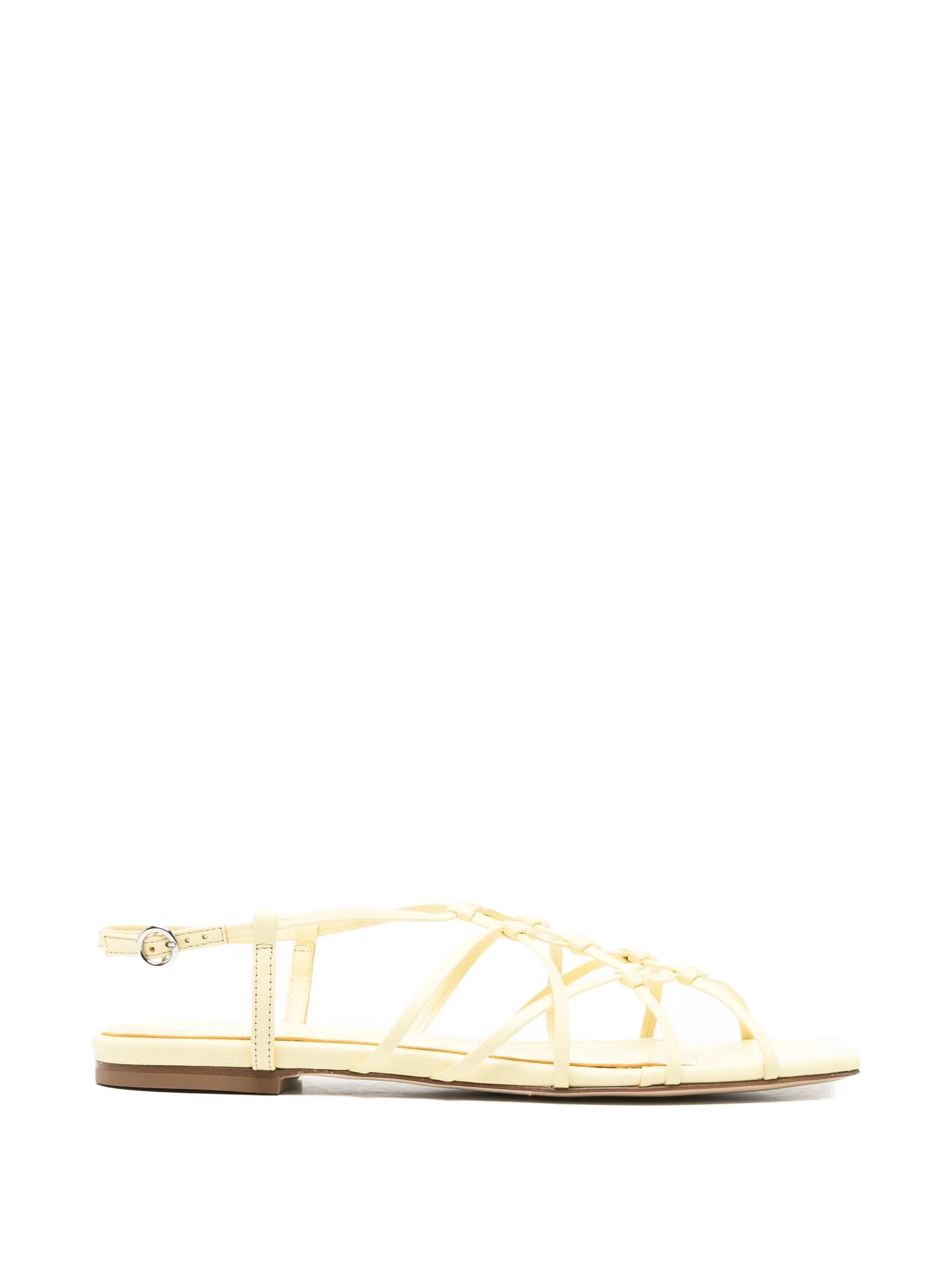 Anisa knot-detail leather sandals