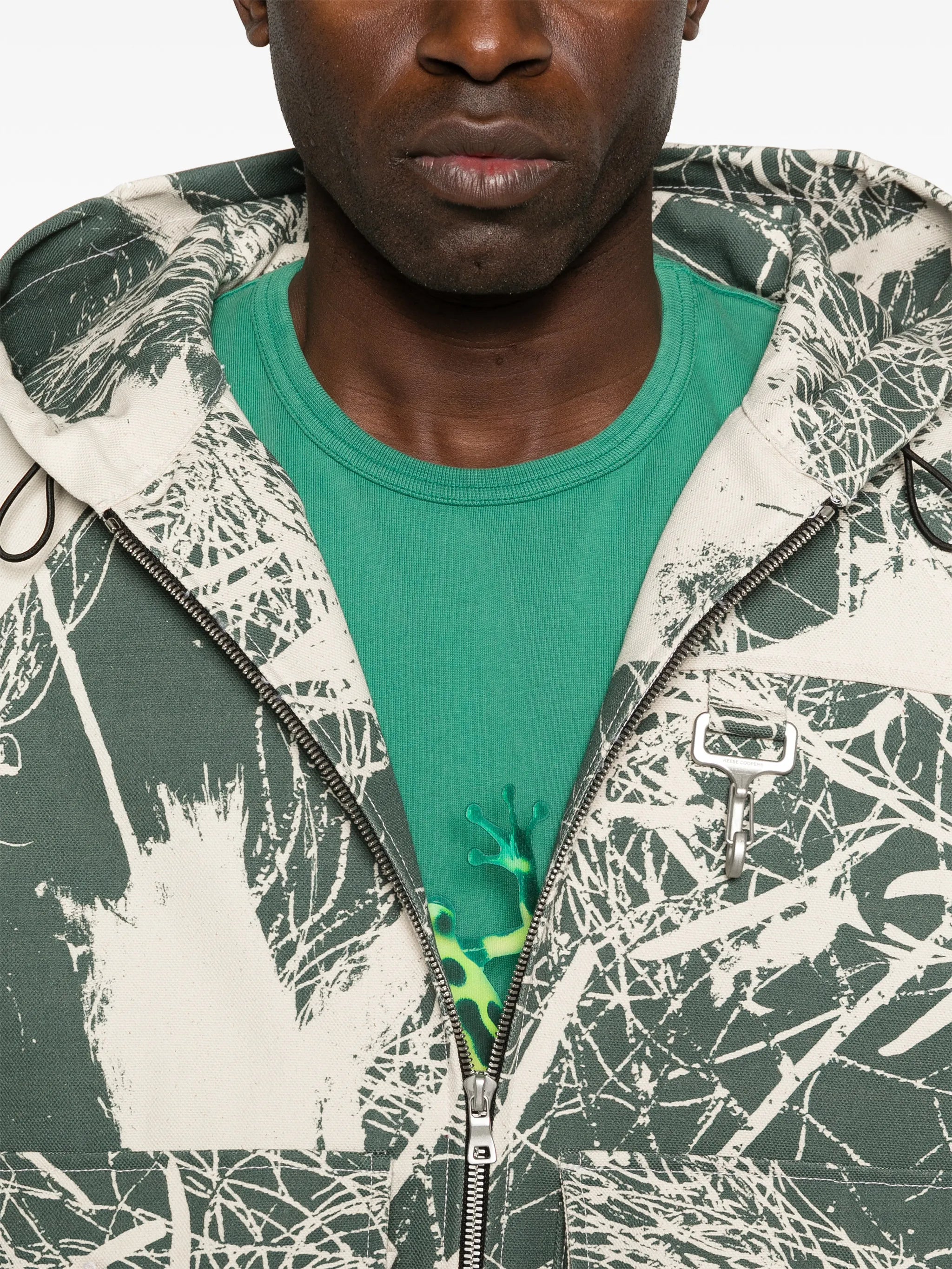 hooded cargo jacket