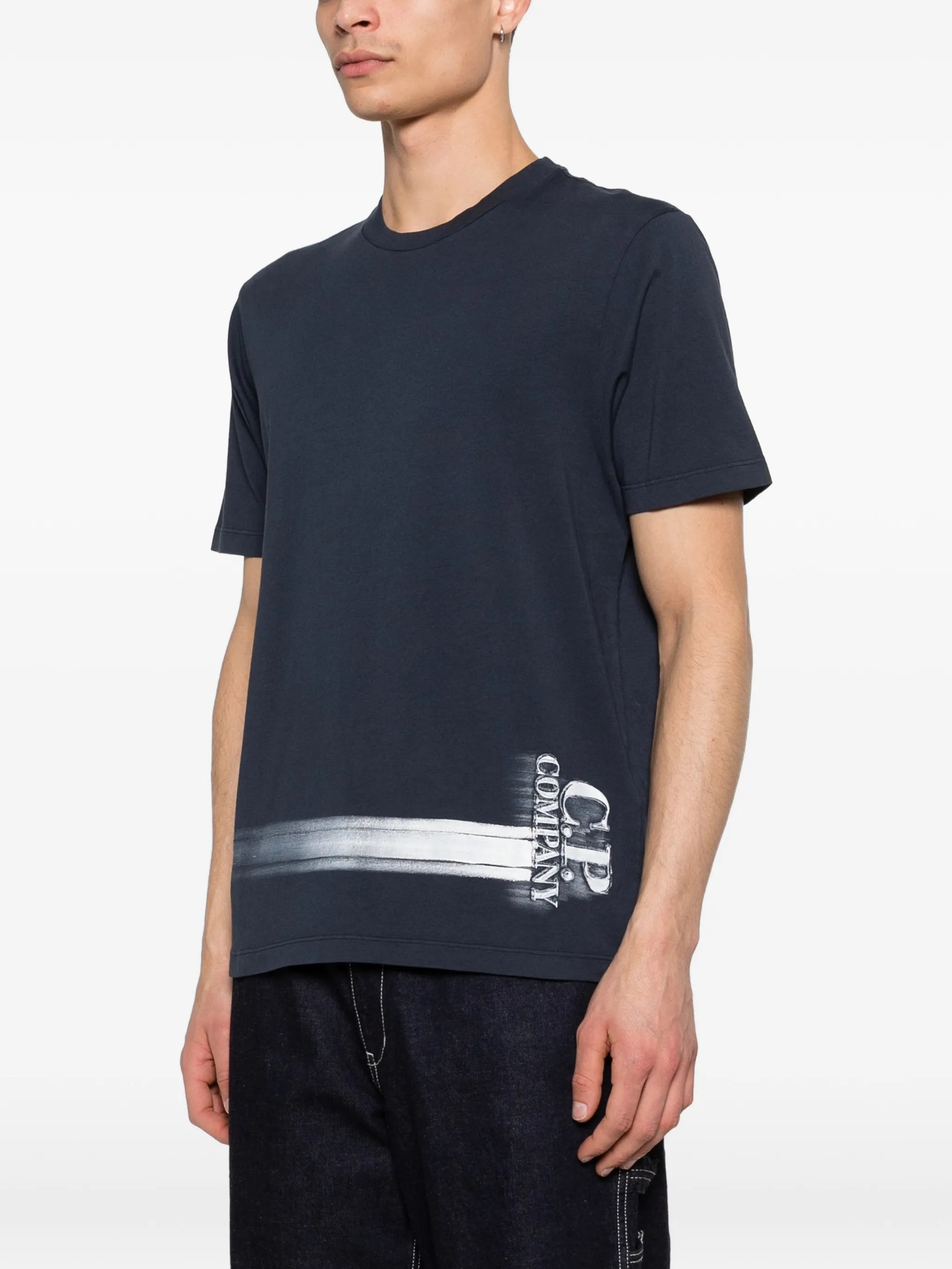 short-sleeve graphic-print T-shirt
