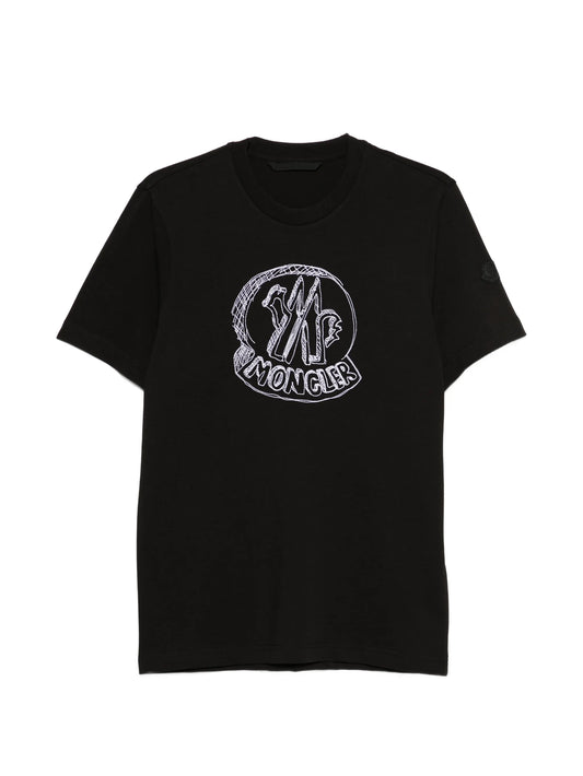 cartoon logo T-shirt