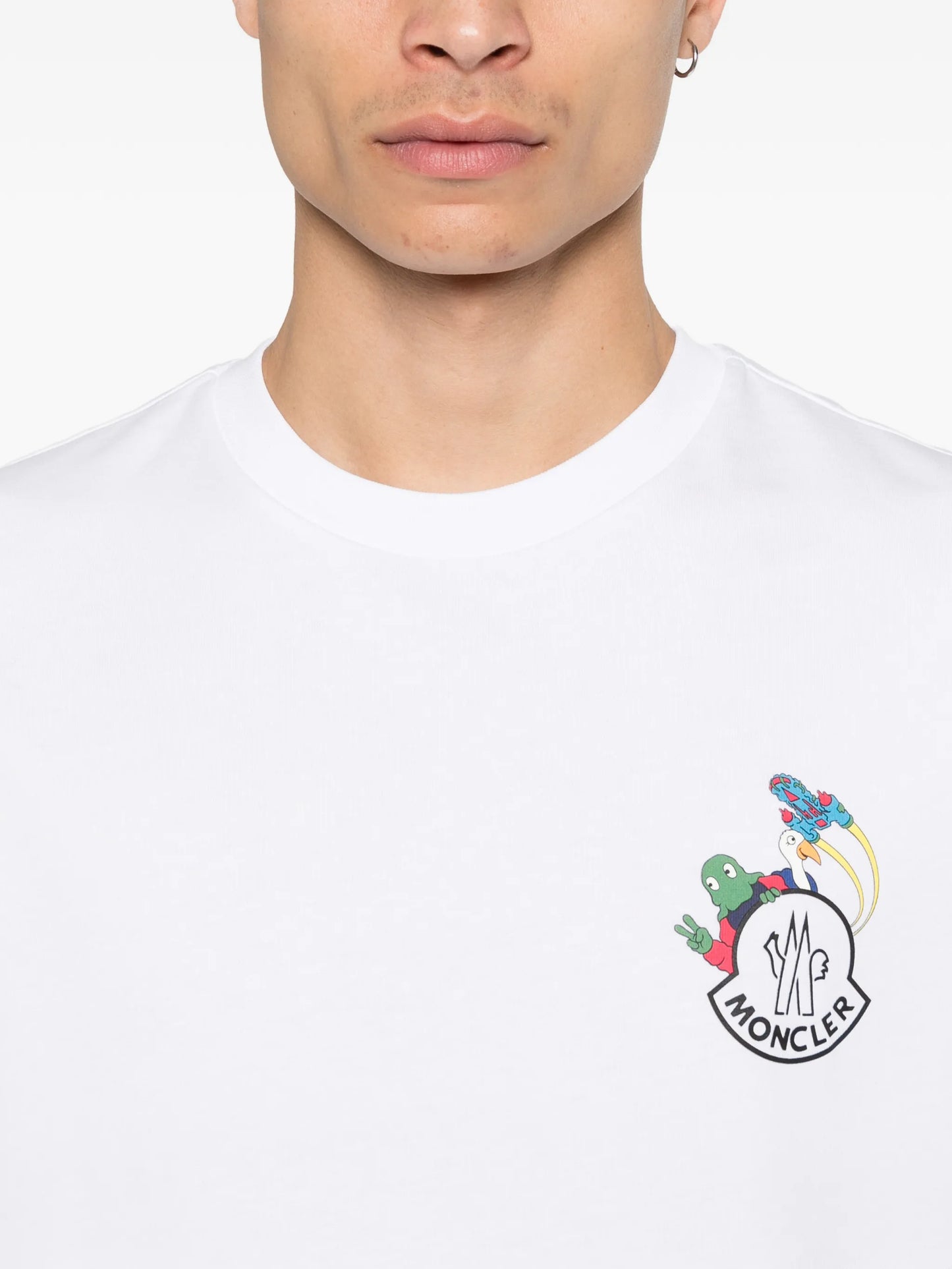 cartoon logo graphic T-shirt