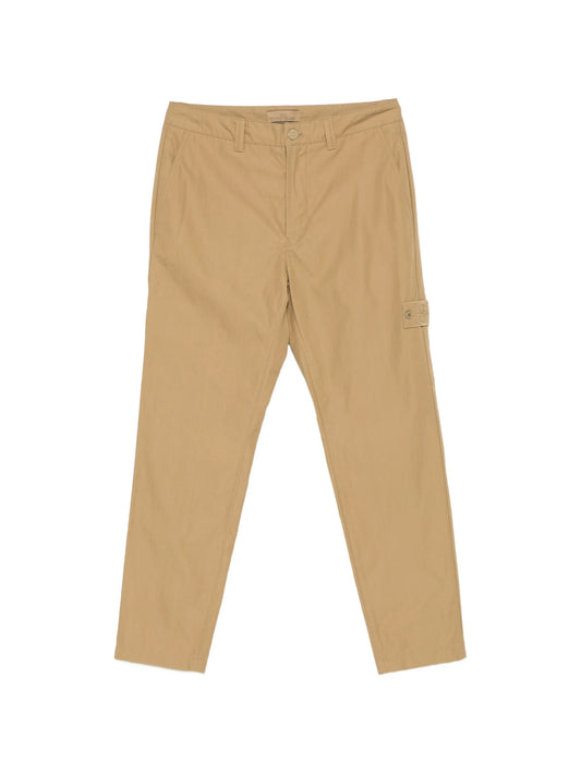 logo patch chinos