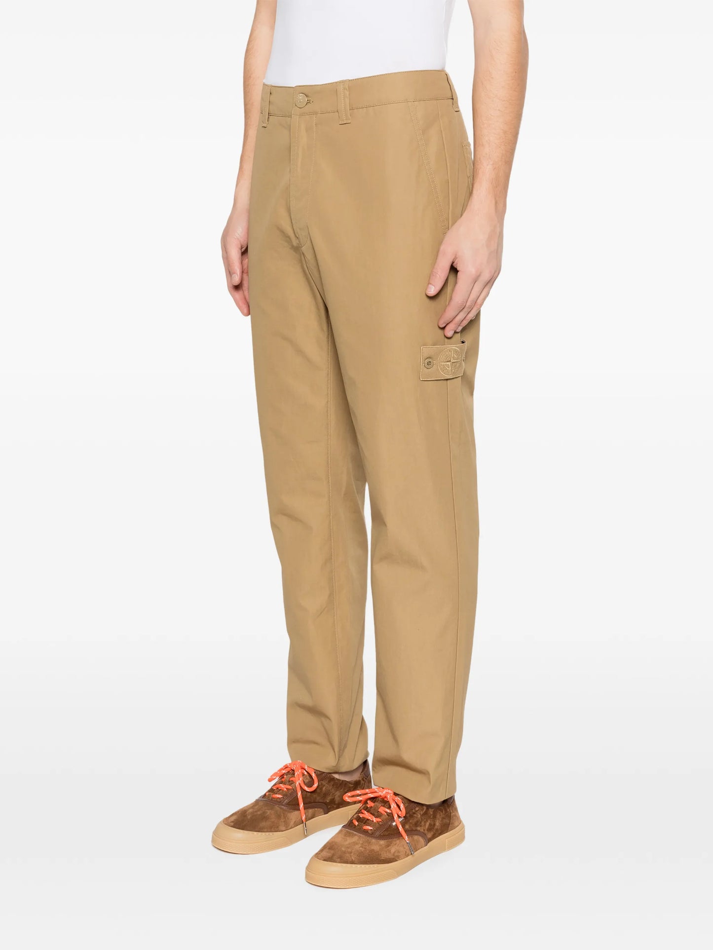 logo patch chinos