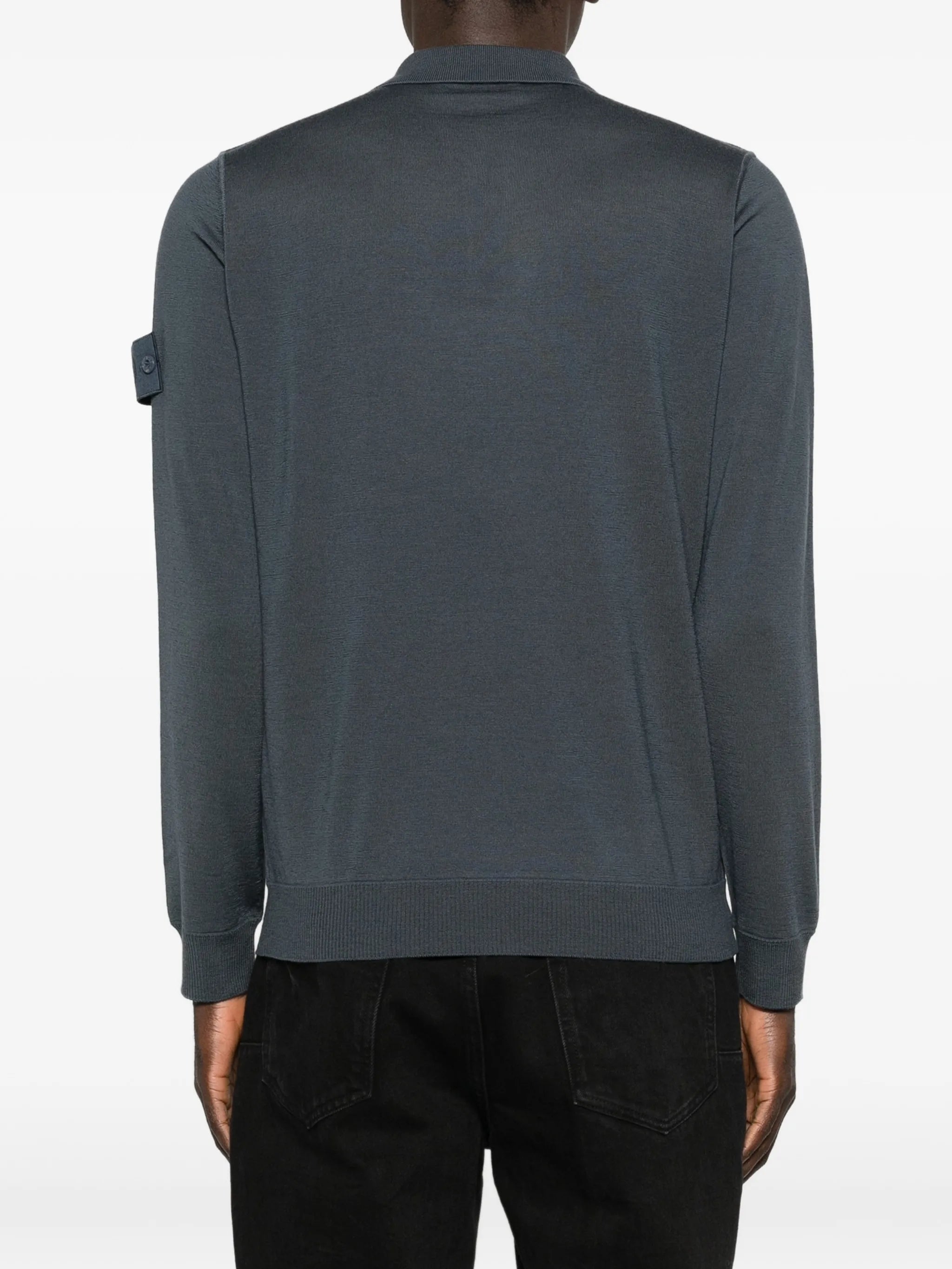 Ghost long-sleeve polo shirt
