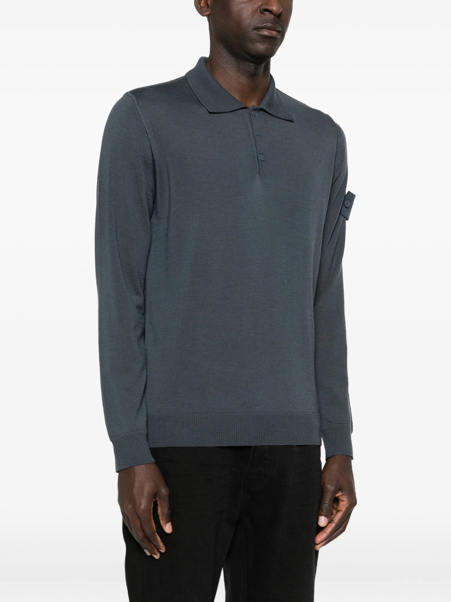 Ghost long-sleeve polo shirt