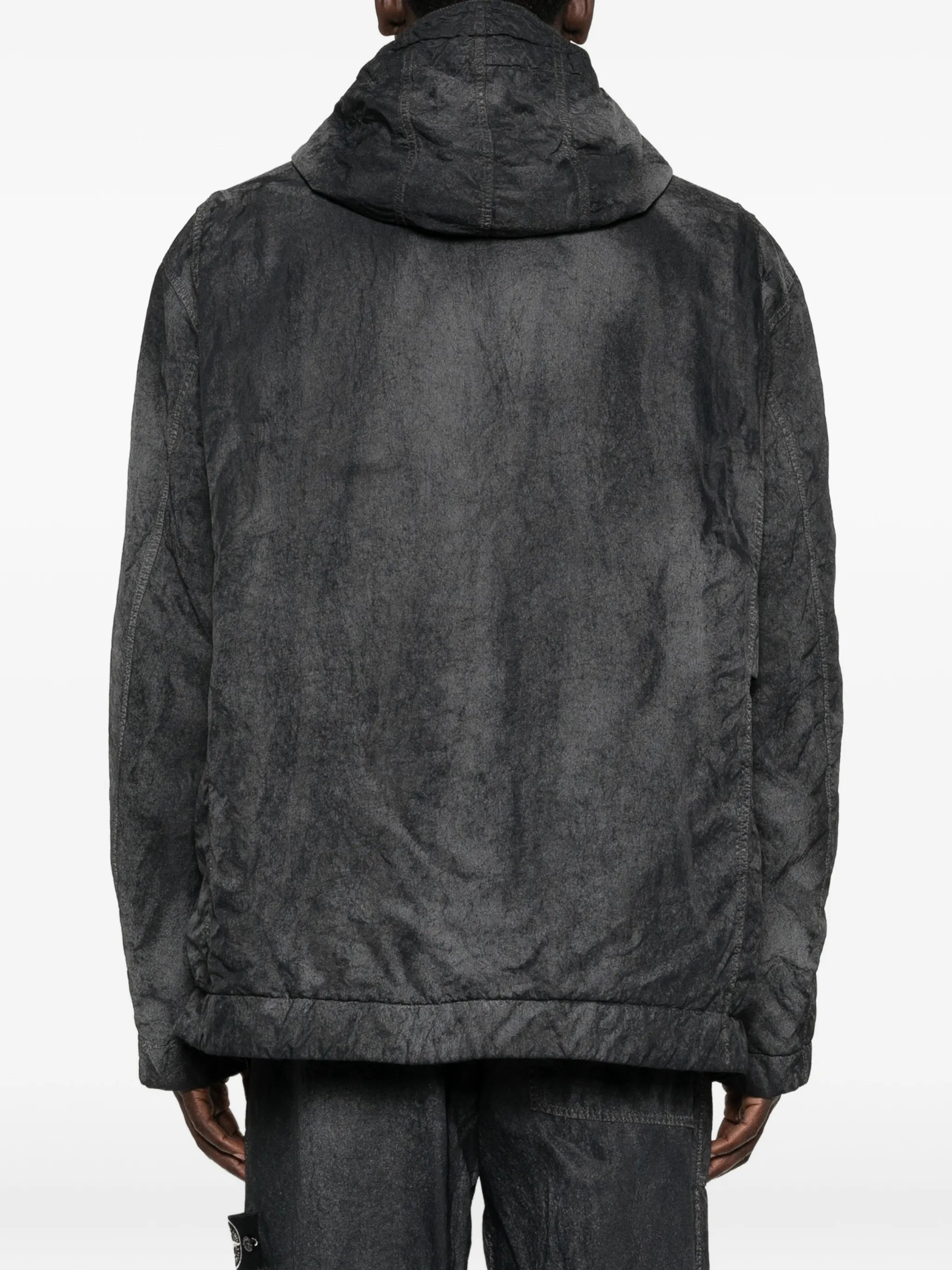 hooded zip coat