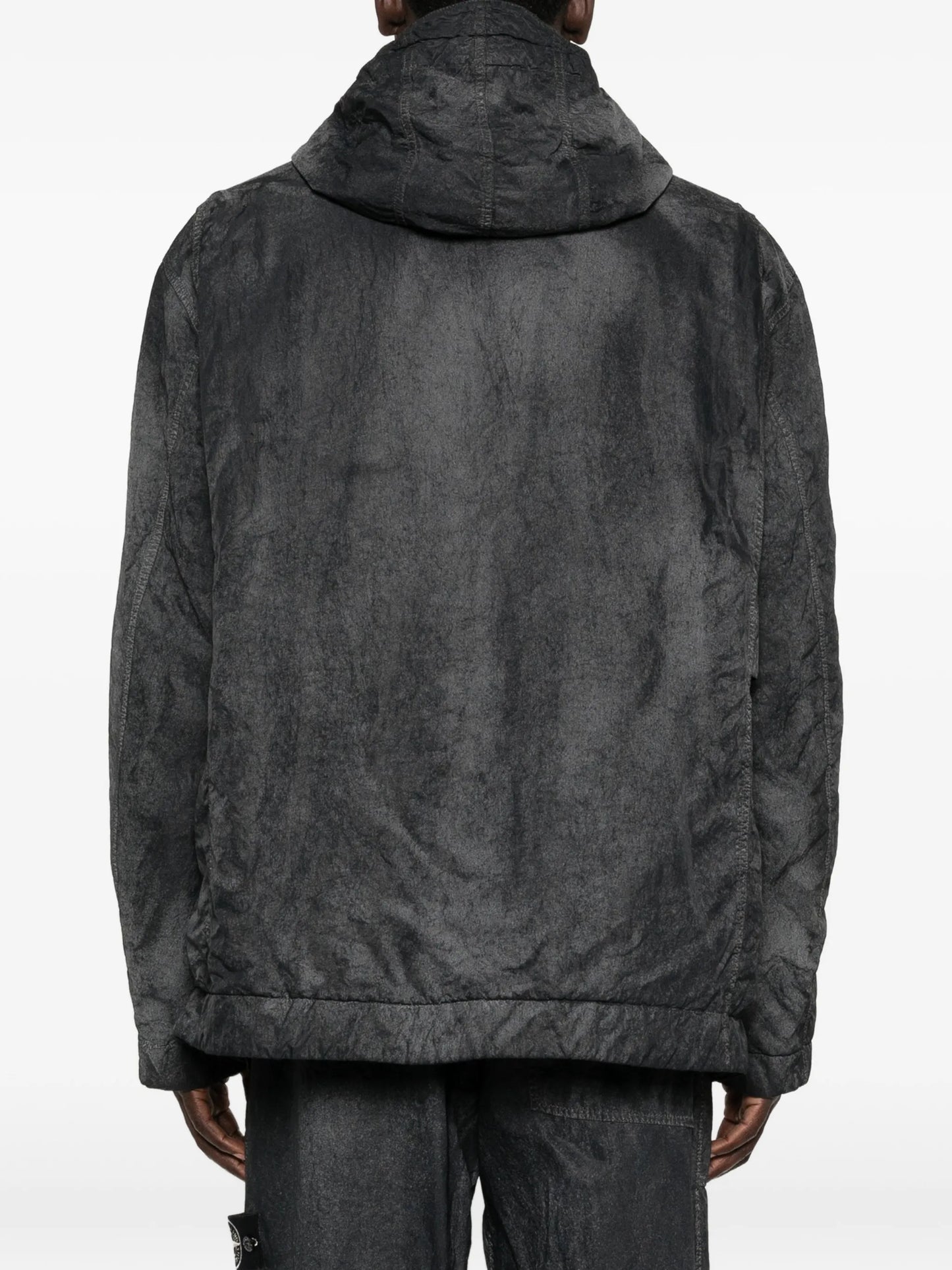 hooded zip coat