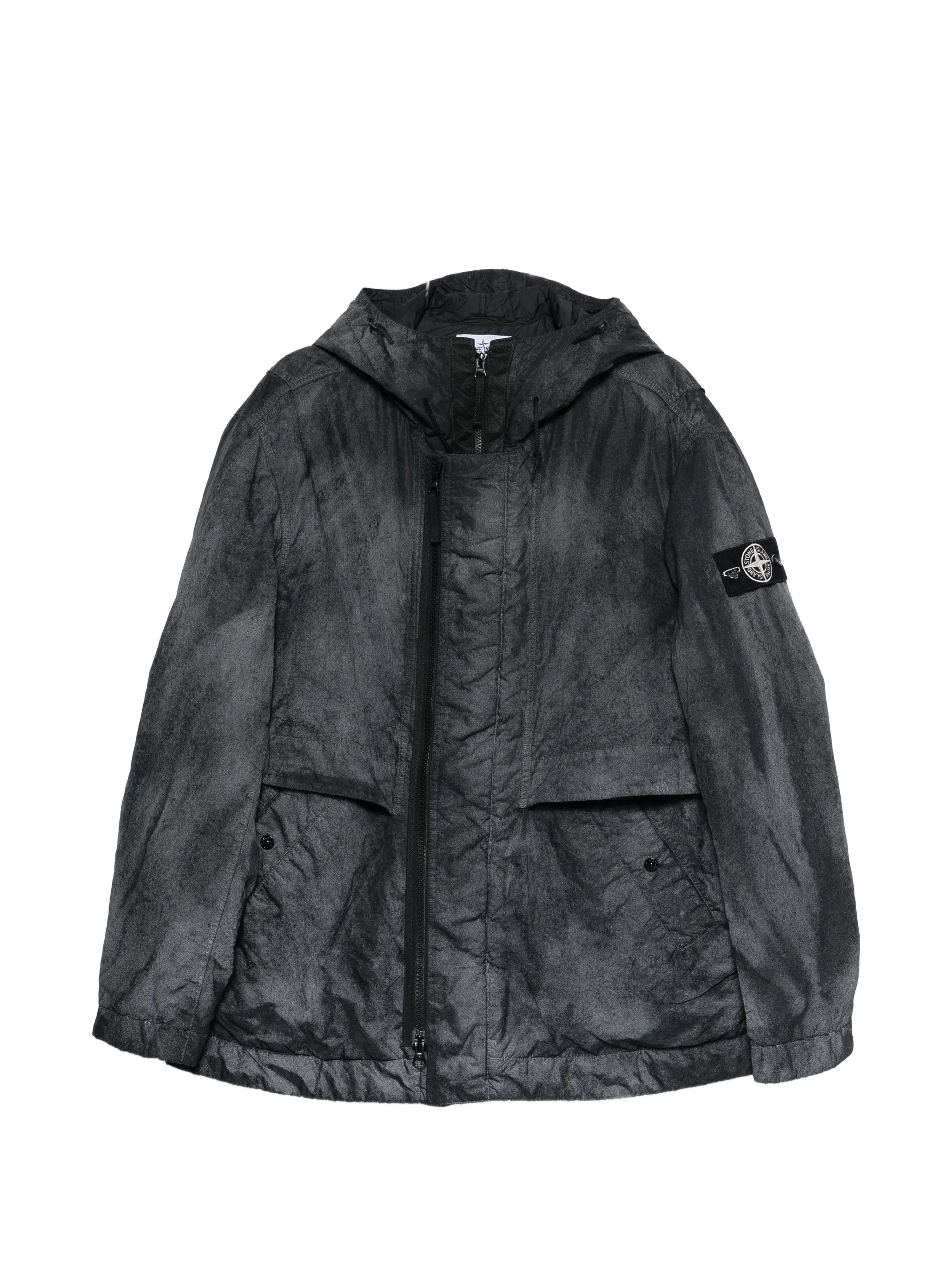 hooded zip coat