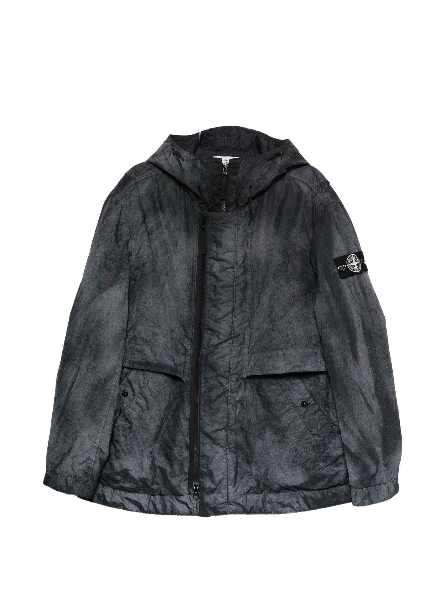 hooded zip coat