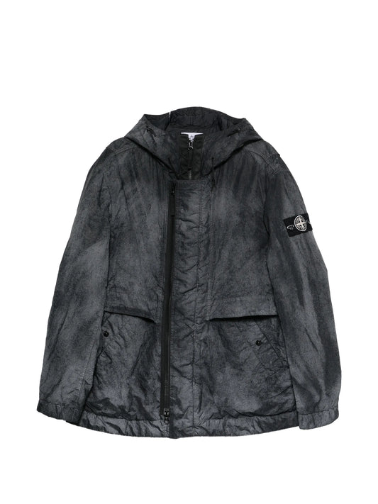 hooded zip coat