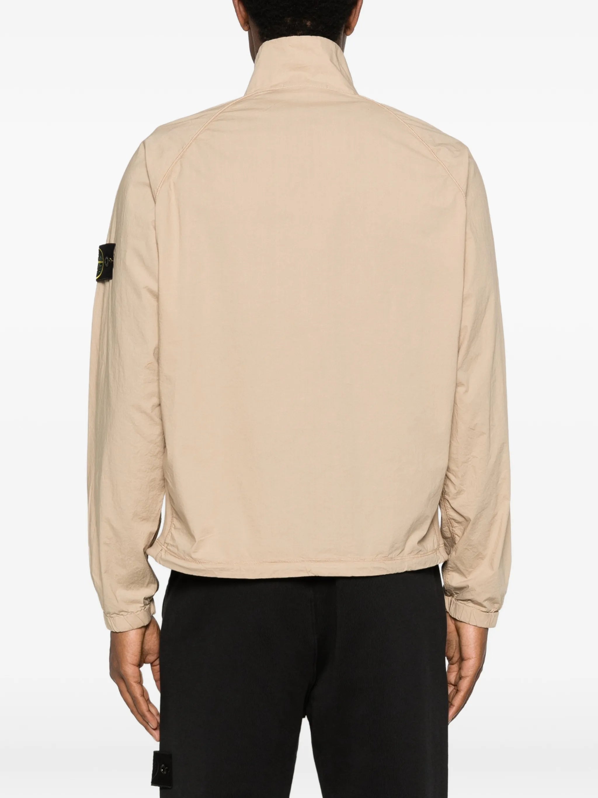logo-patch jacket