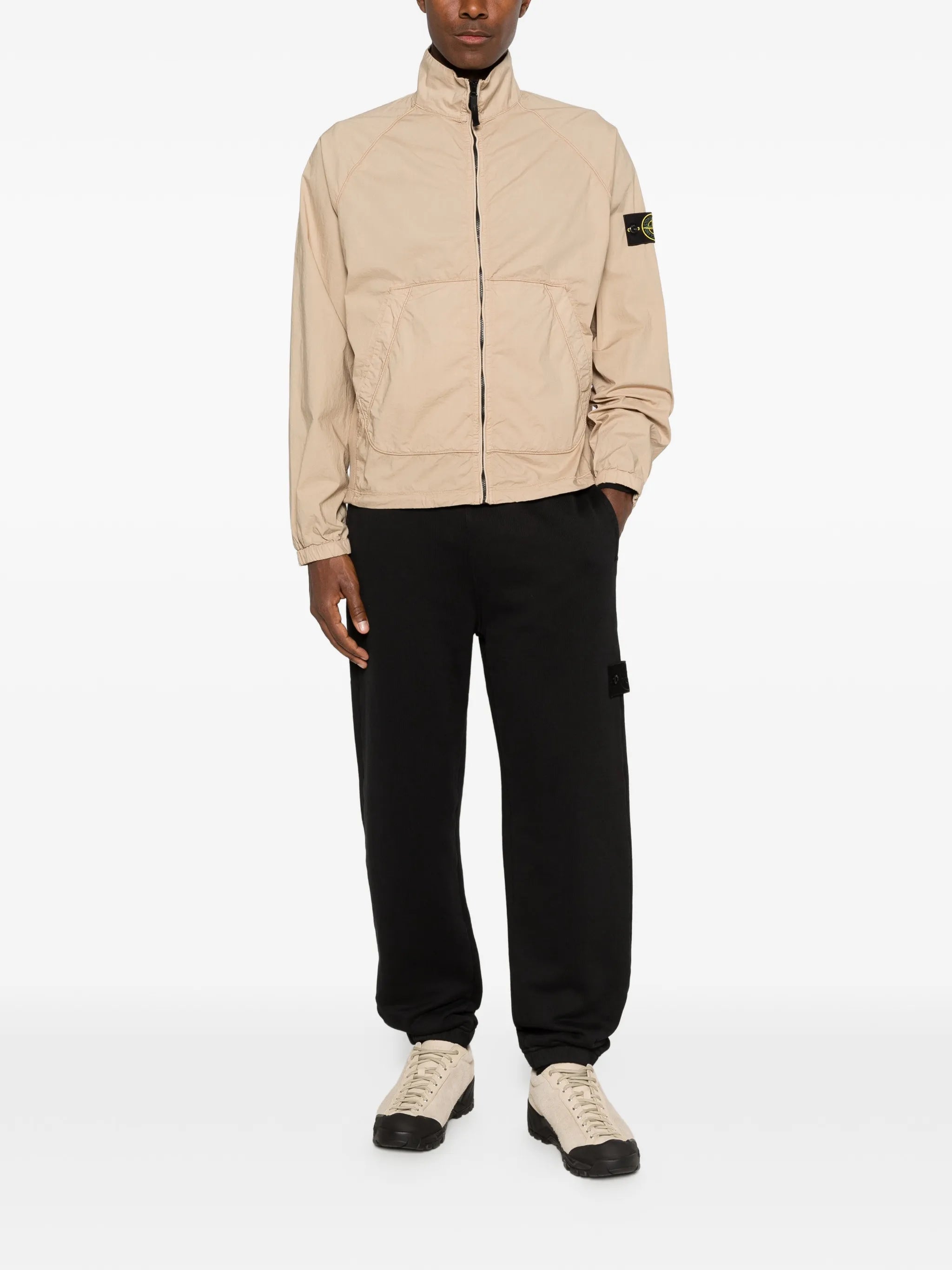 logo-patch jacket