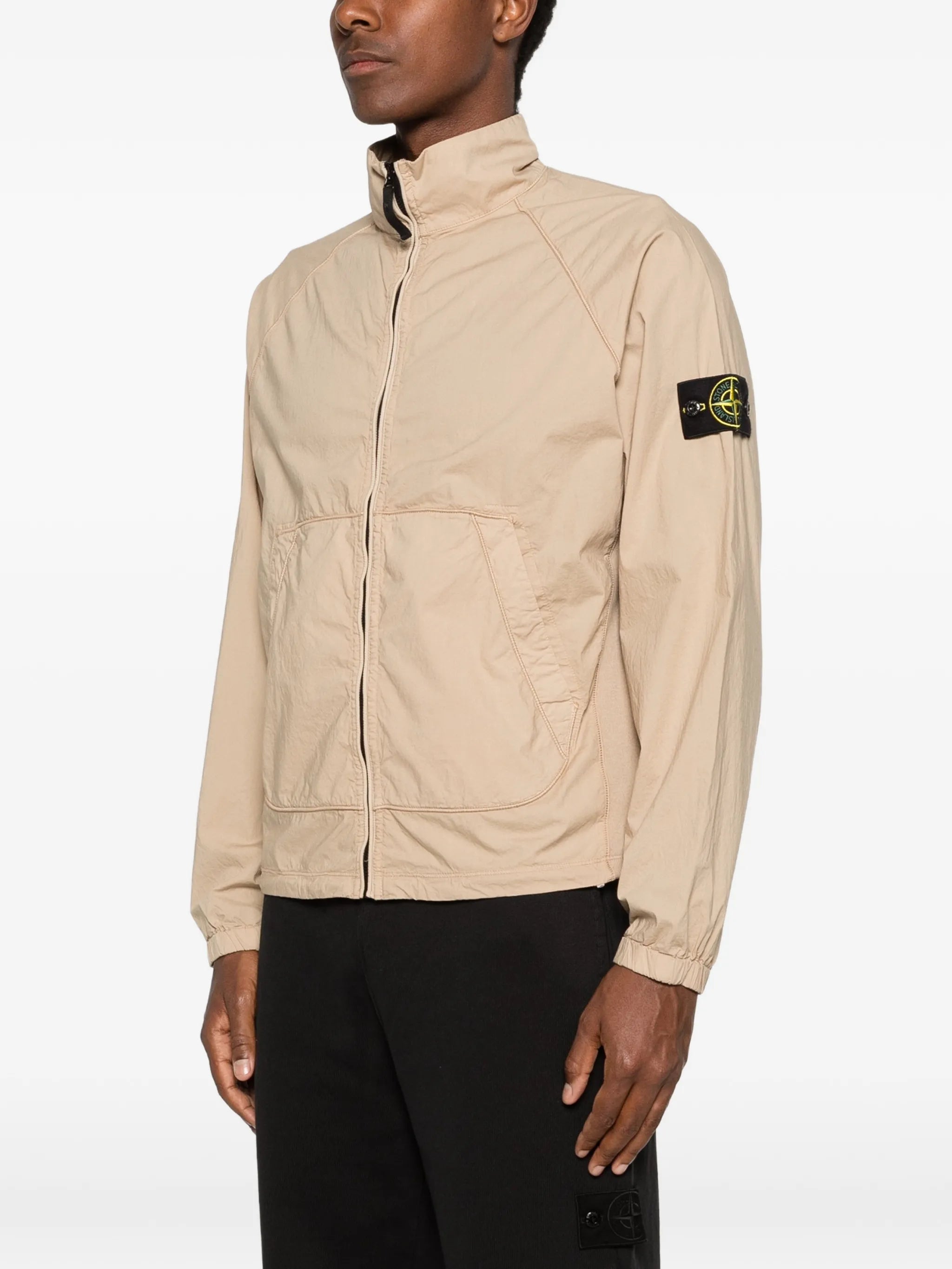logo-patch jacket