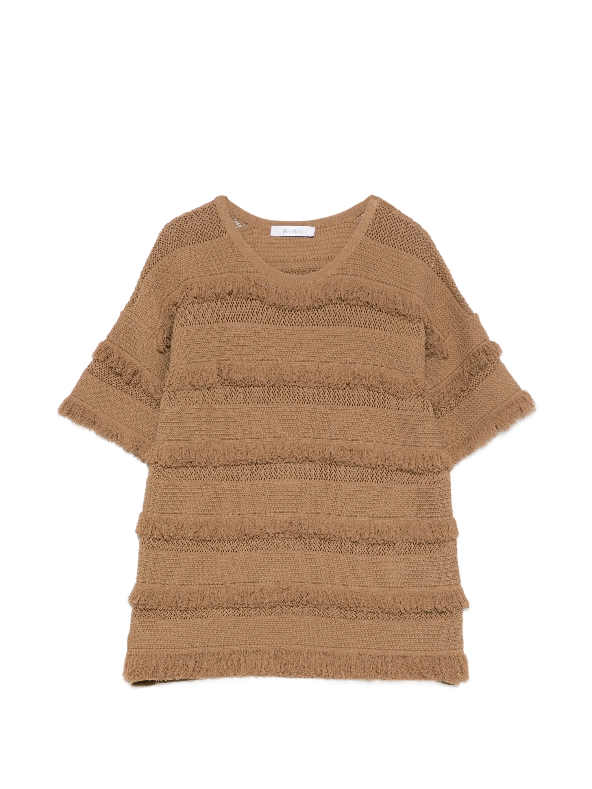 fringe-details T-shirt
