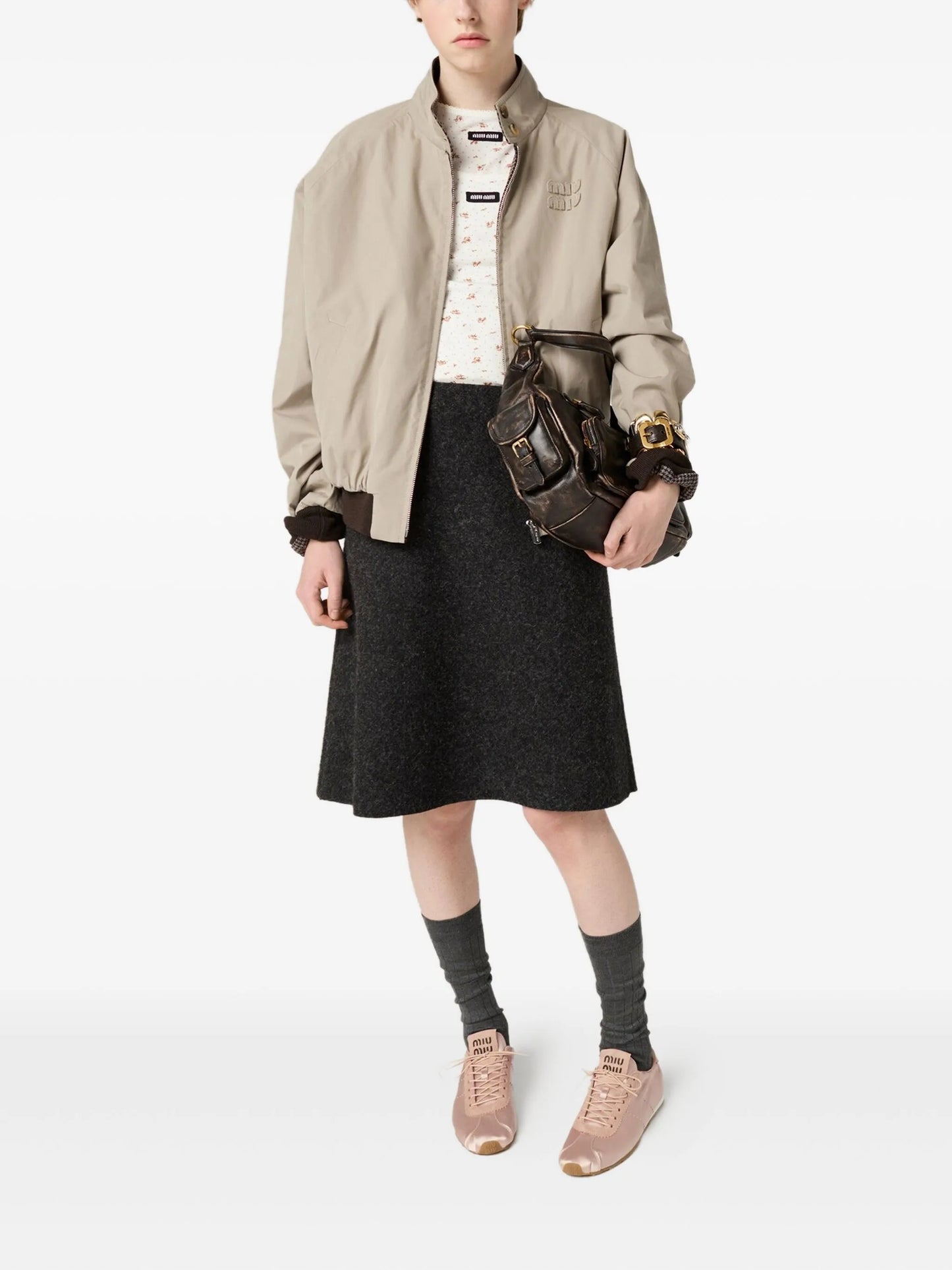 Plume suede-trimmed sneakers