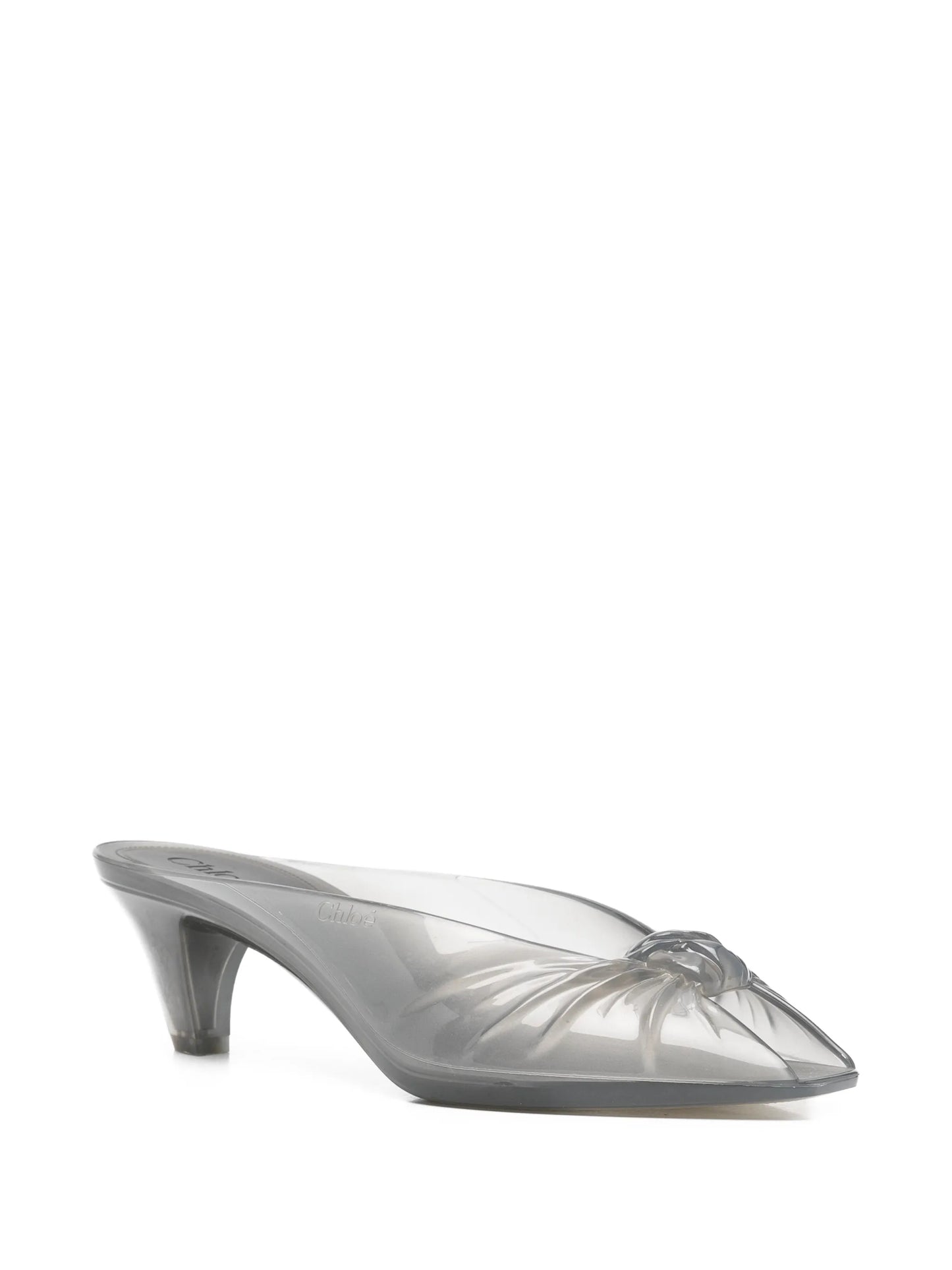 Jelly knot-detail heeled sandals