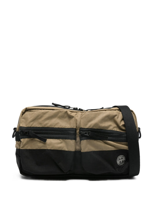 logo-patch cross body bag