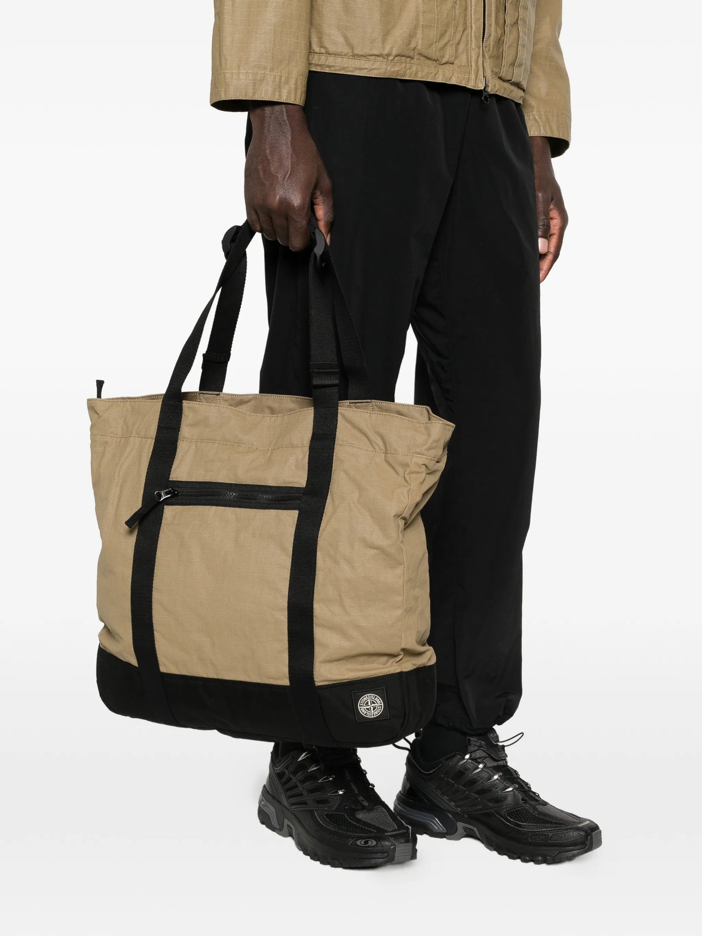 logo-patch tote bag