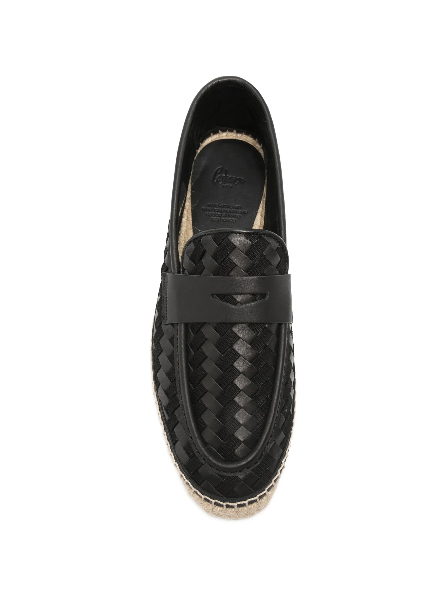 woven penny espadrilles