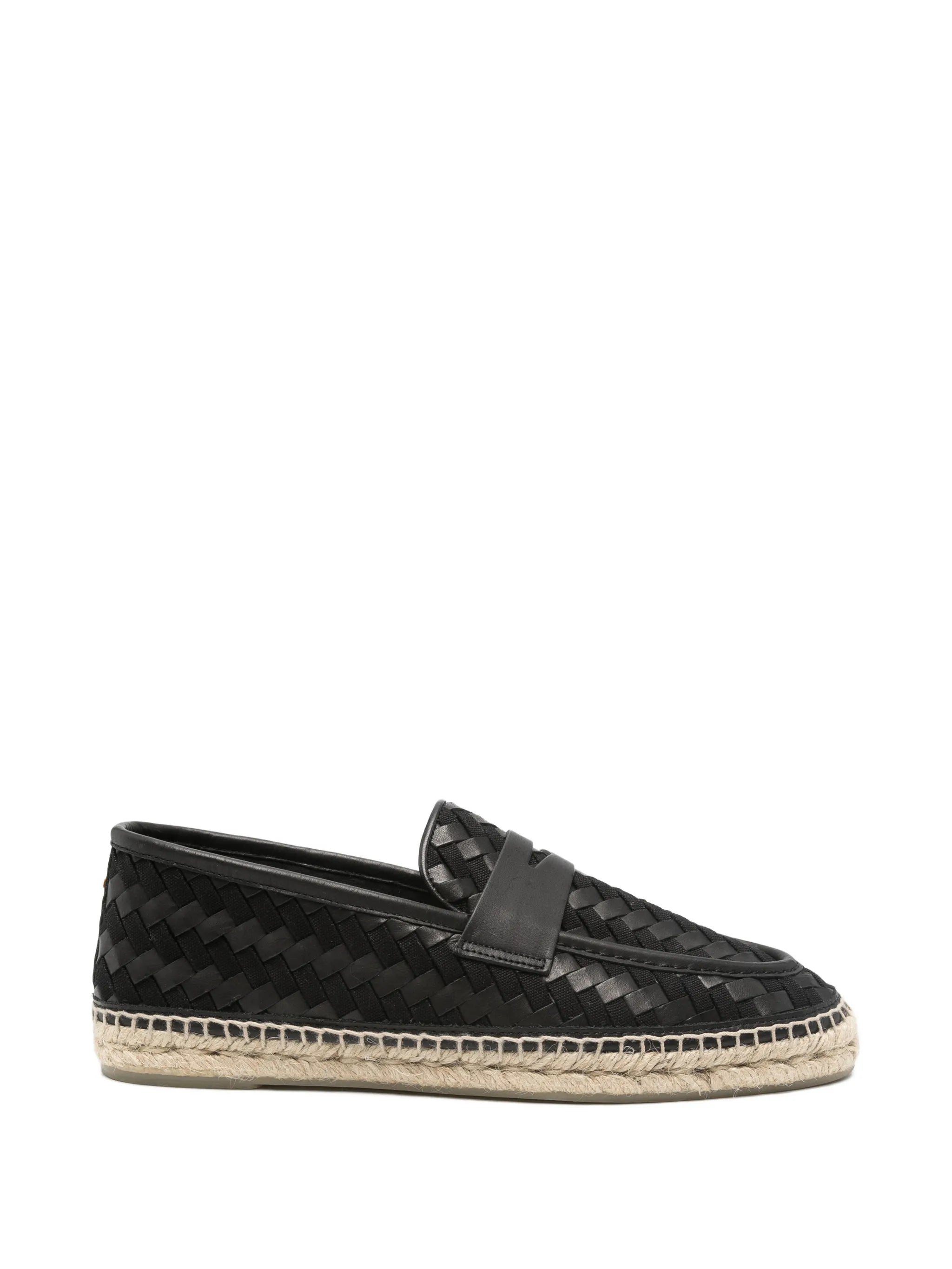 woven penny espadrilles
