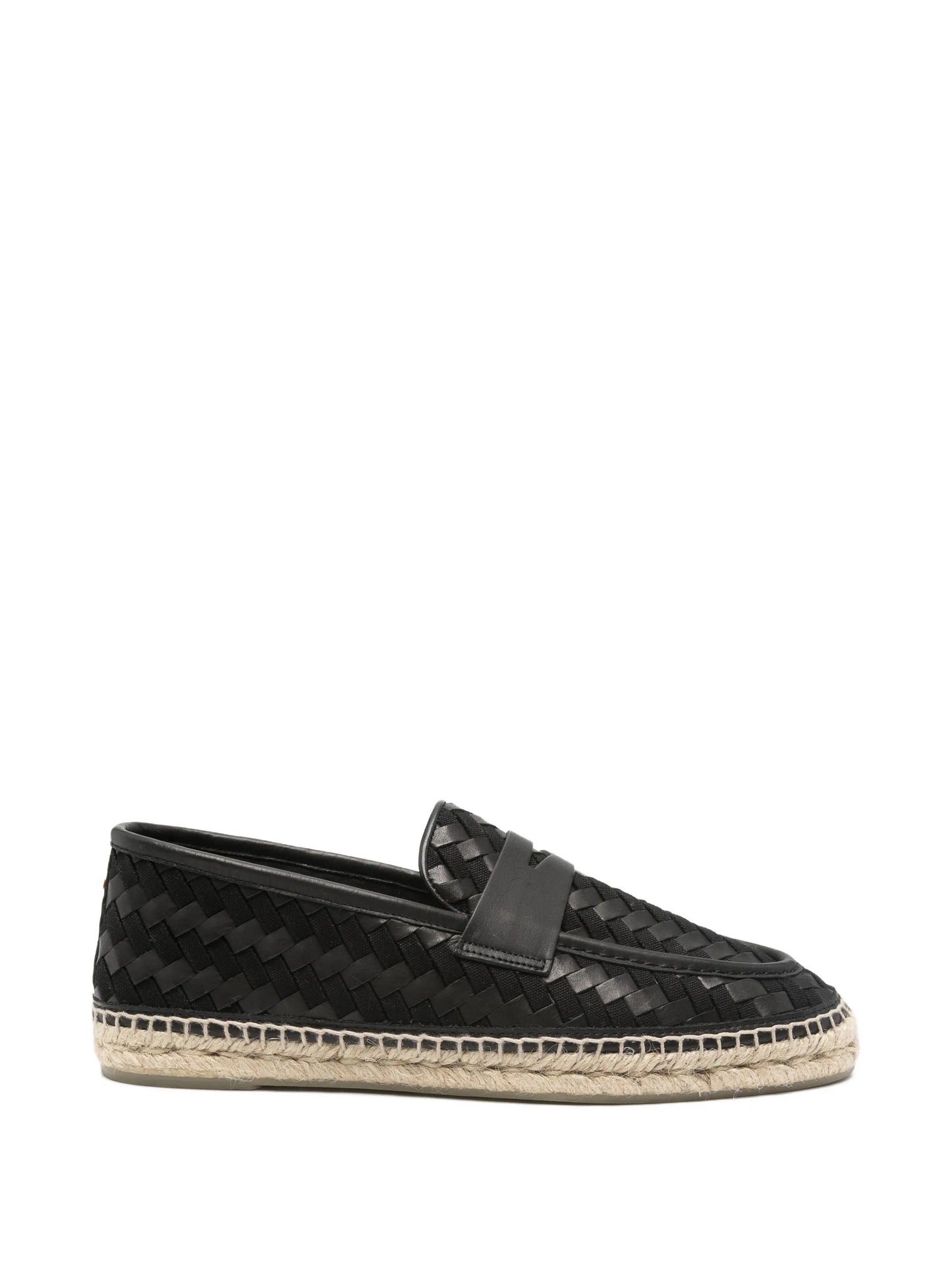 woven penny espadrilles